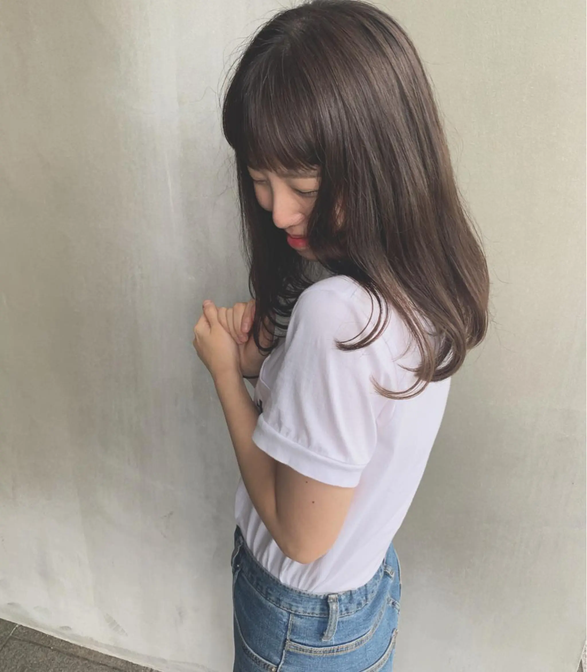 セミロング ブリーチ/アレンジ 天満/chihiroのヘアスタイル