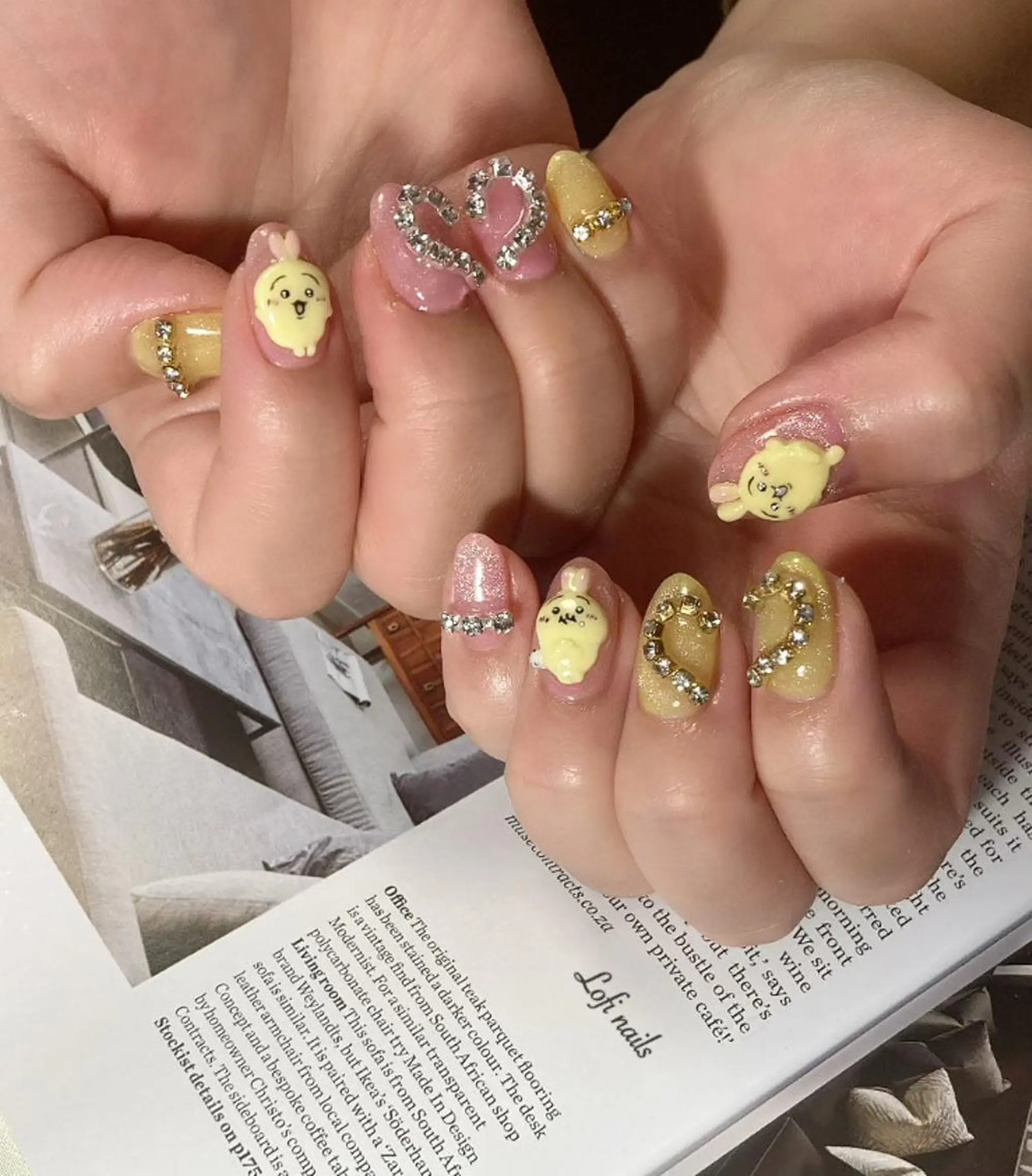 ミディアム ネイル Lofi nails ゆきこのネイルデザイン