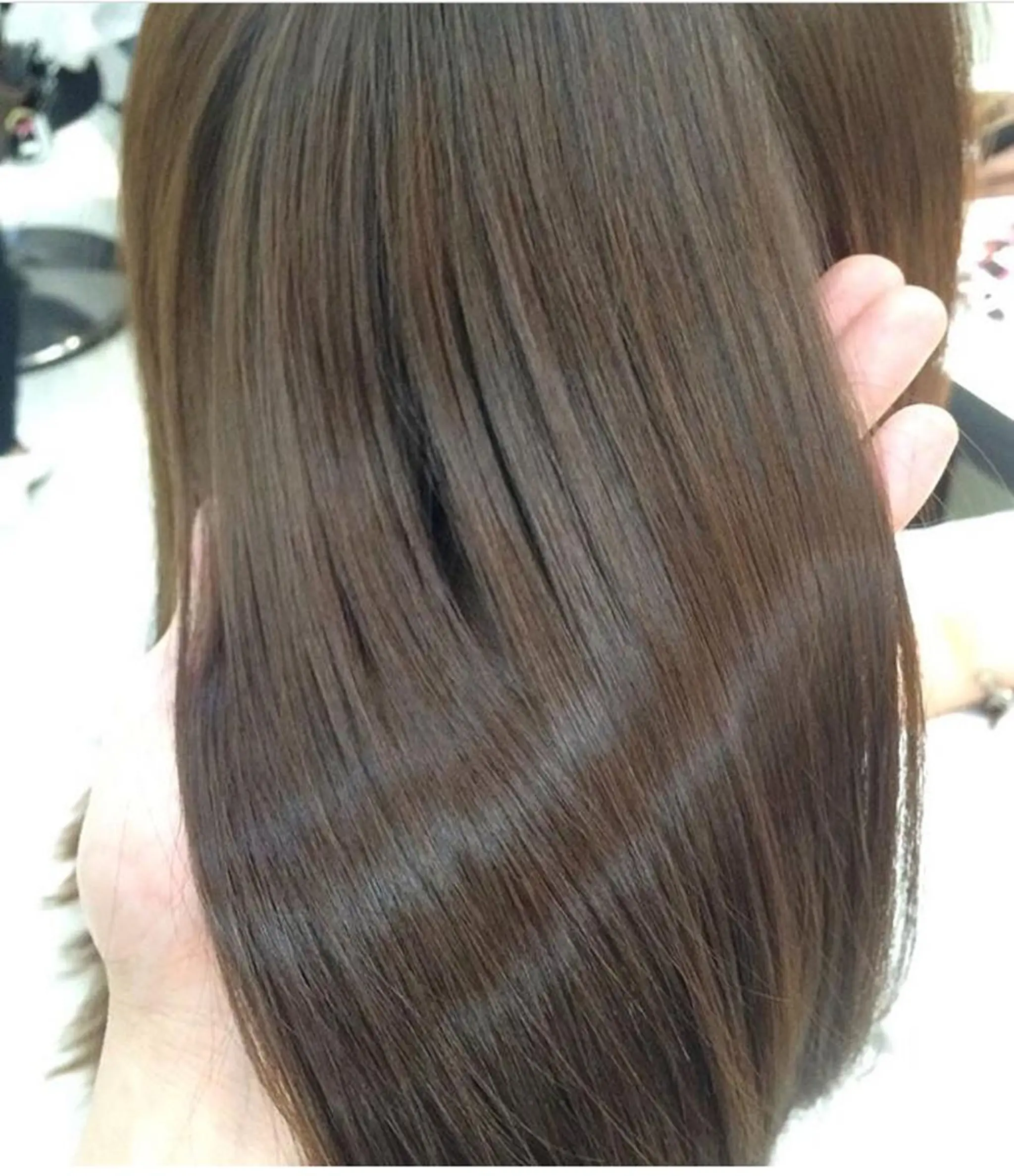 ロング パーマ ストレートパーマ カット 縮毛矯正 柚木崎 伸一のヘアスタイル