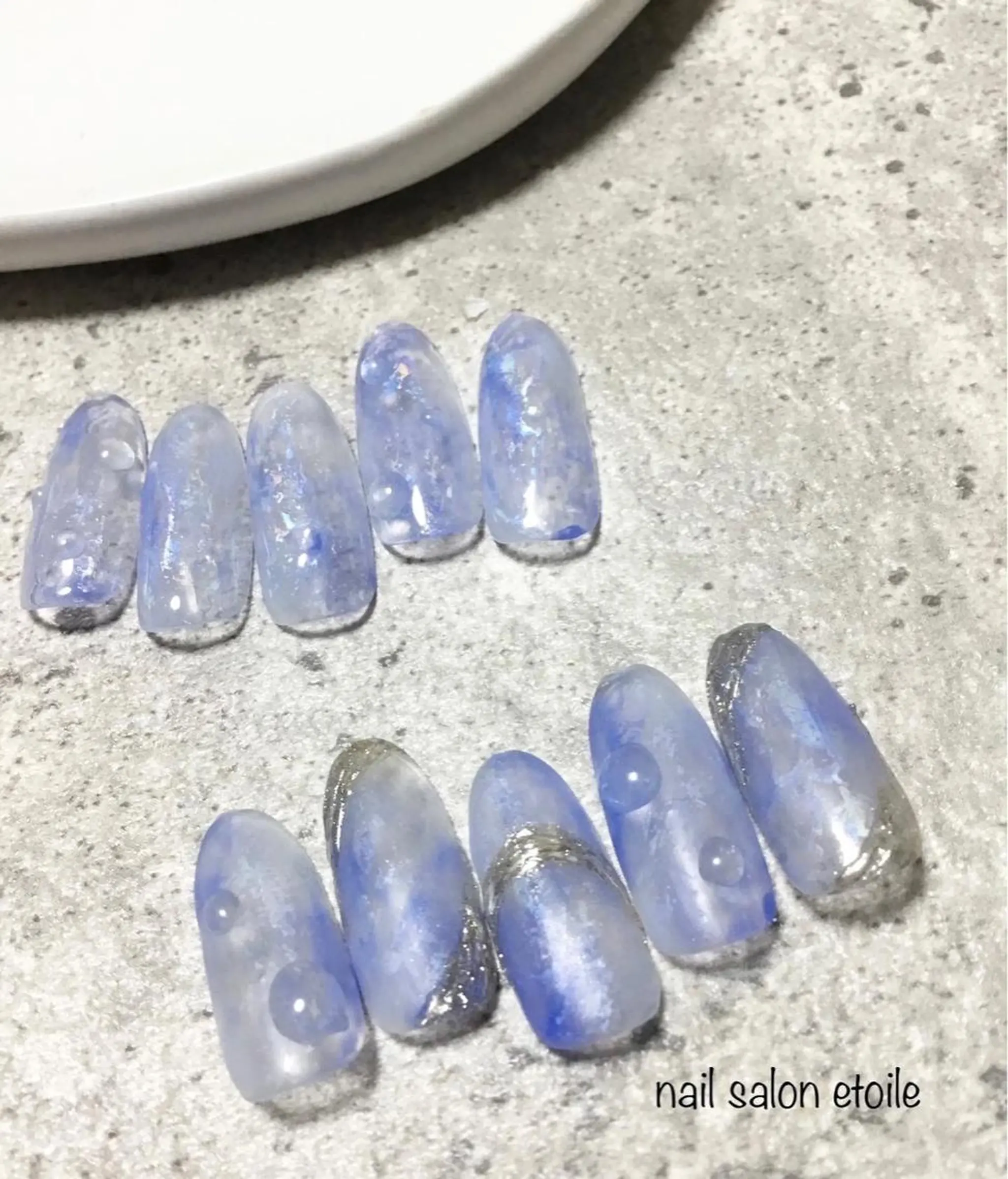 ネイル アートネイル ミラーネイル 横尾 麻里のネイルデザイン