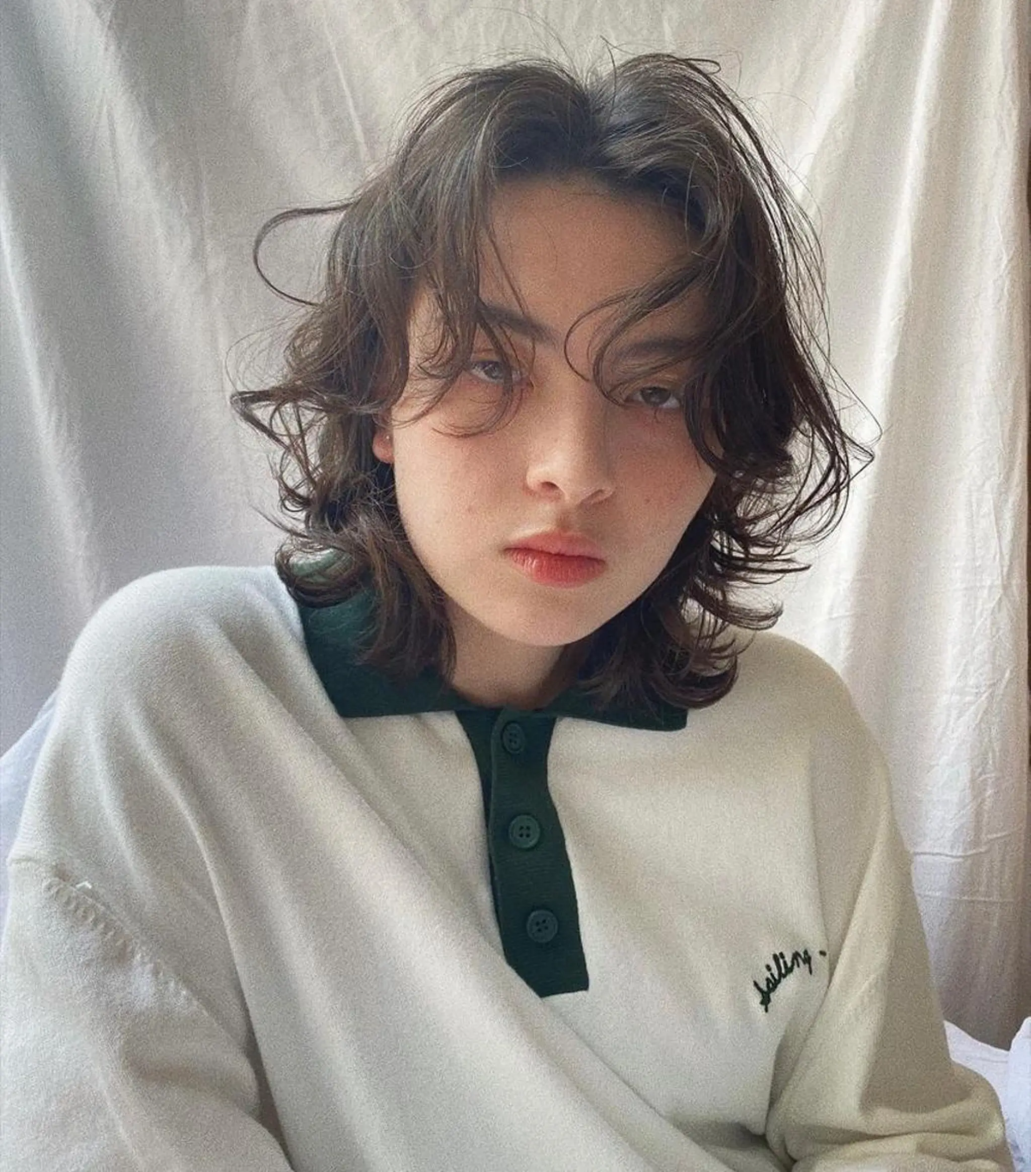 ミディアム パーマ ミディアムパーマ 🍃服部 雅哉🍃銀座◎のヘアスタイル