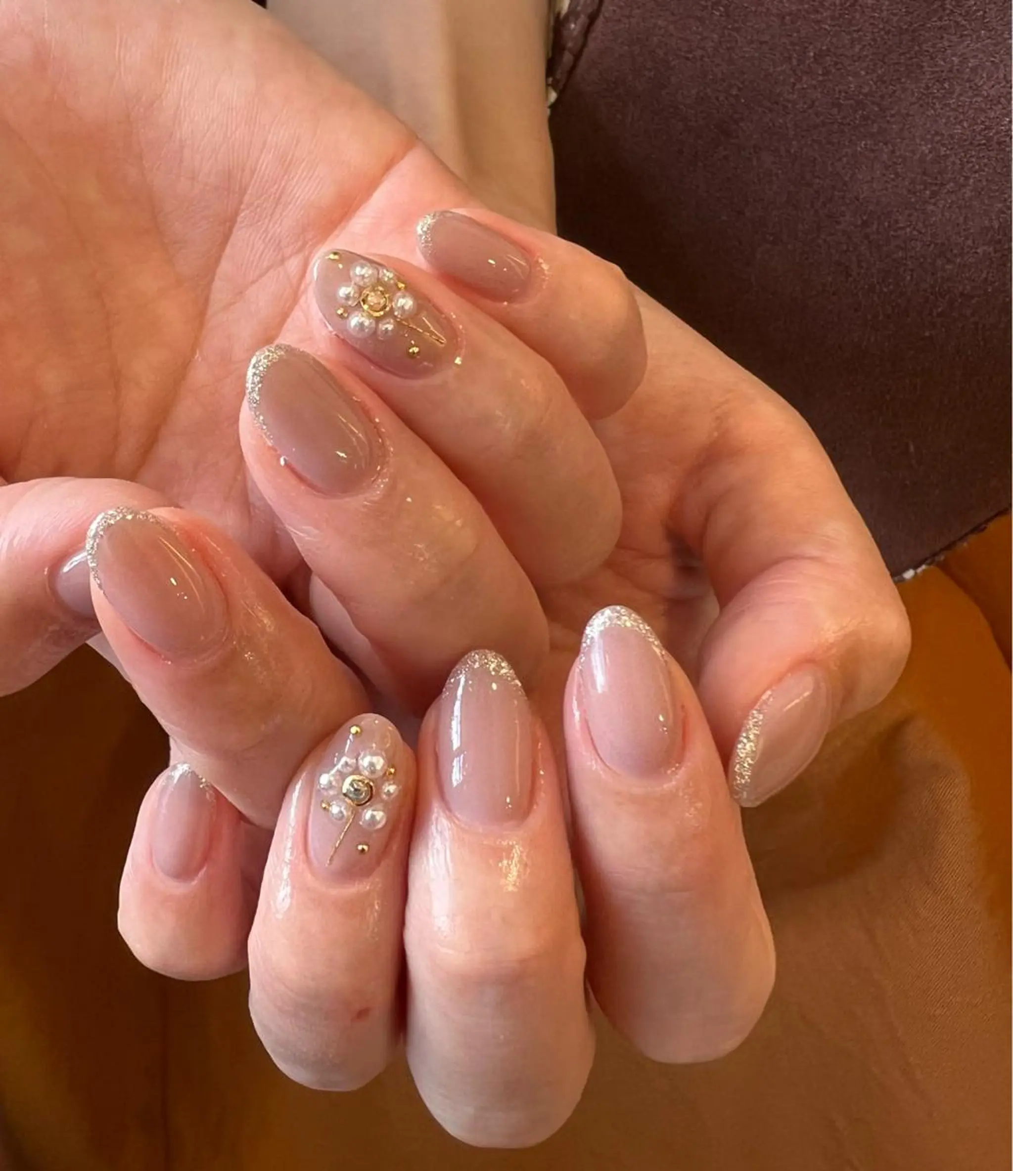 ミディアム ネイル 【爪の育成専門】深爪・むしり癖・丸い爪・ガサガサなど　　Rio nail所属・Rio nail まなみのネイルデザイン