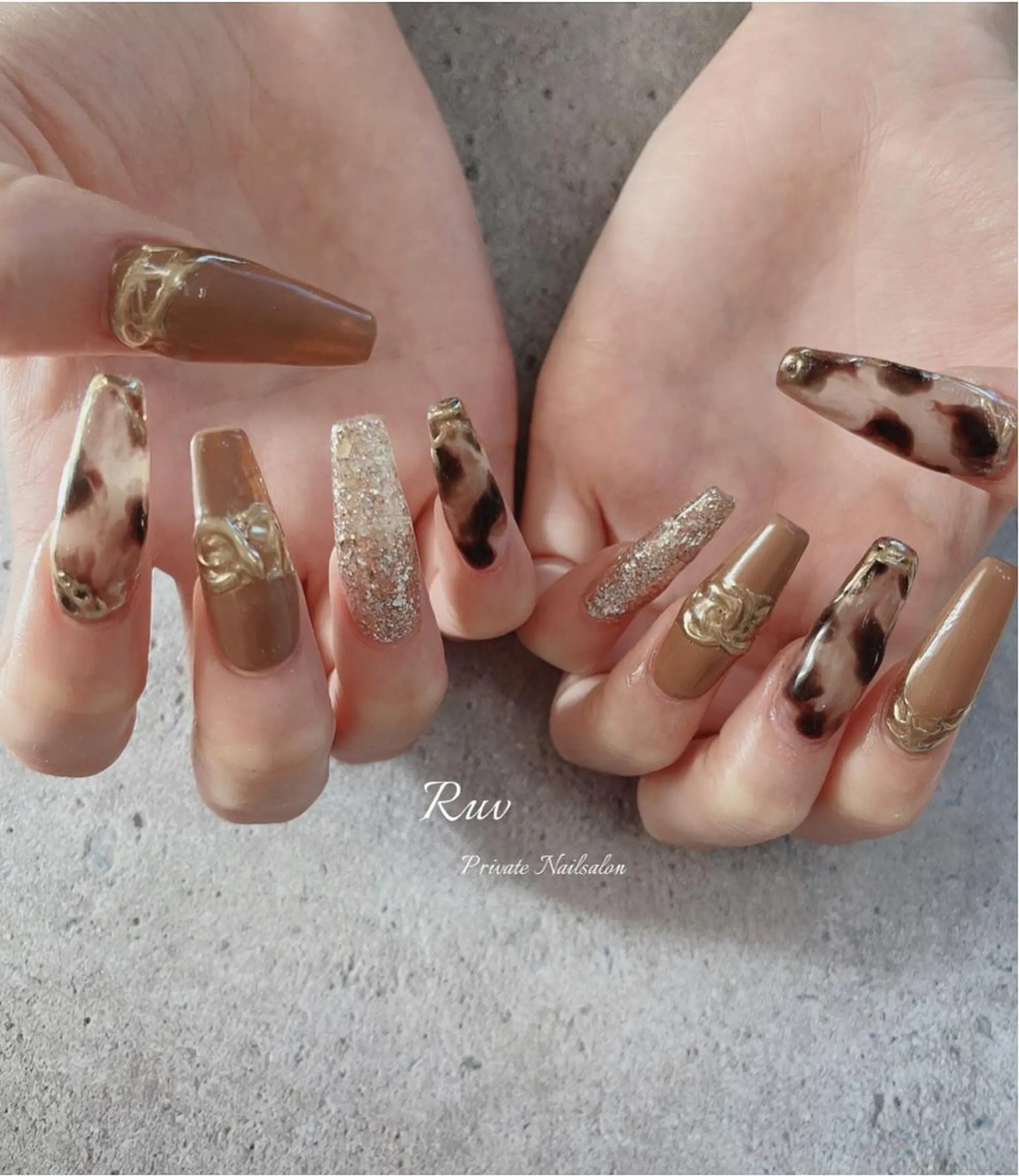 ネイル ハンドネイル プライベート ネイルサロン　ルヴのネイルデザイン