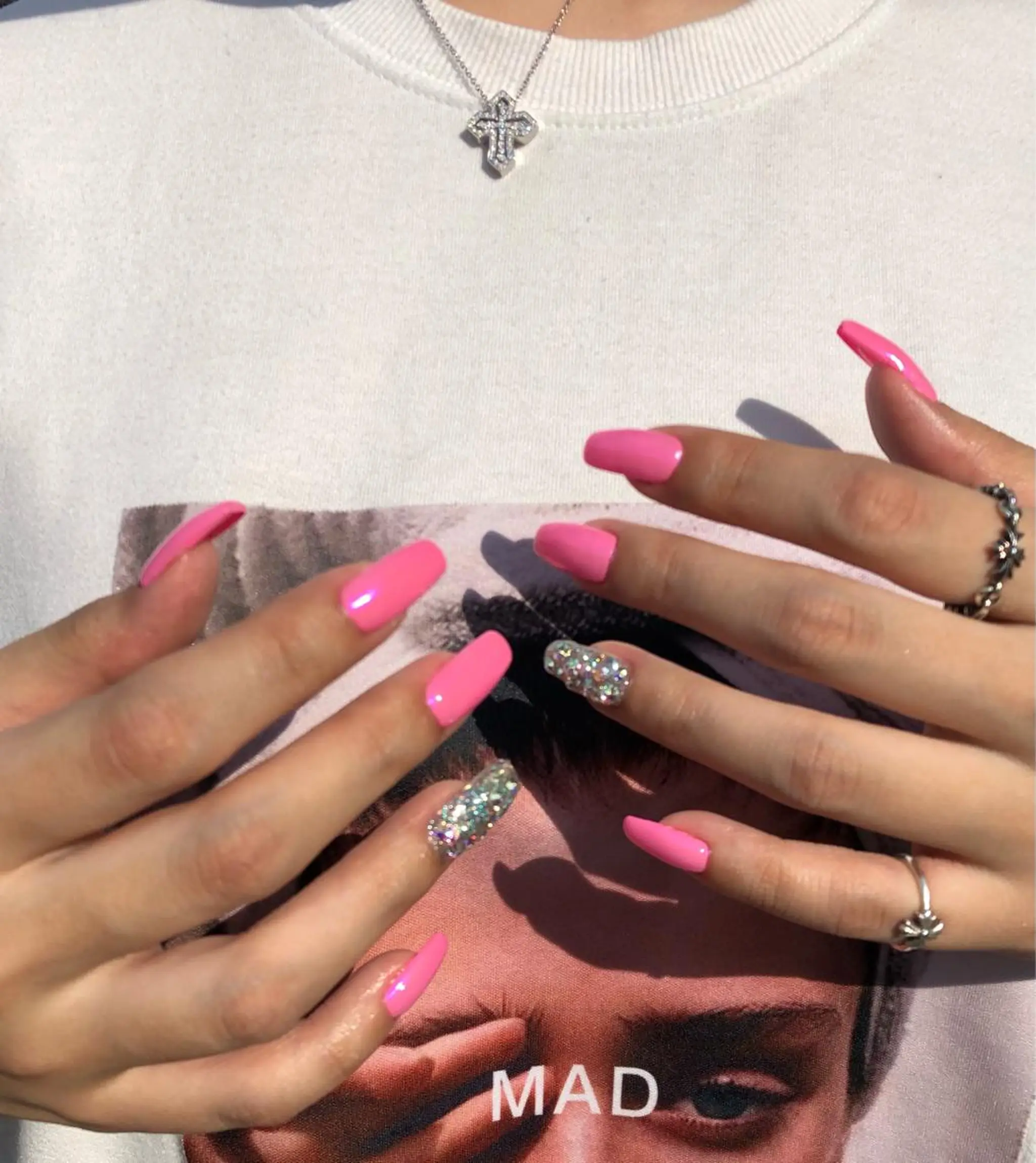 ネイル オーロラネイル 長さ出し ハンドネイル パラあり！フィルイン 美フォルムのネイルデザイン