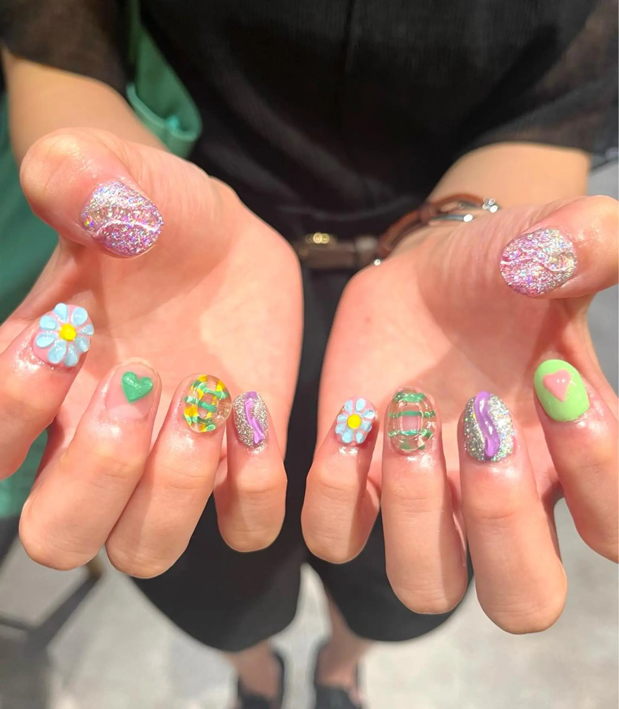 ネイル ラメ(グリッター) ano ♡のヘアスタイル