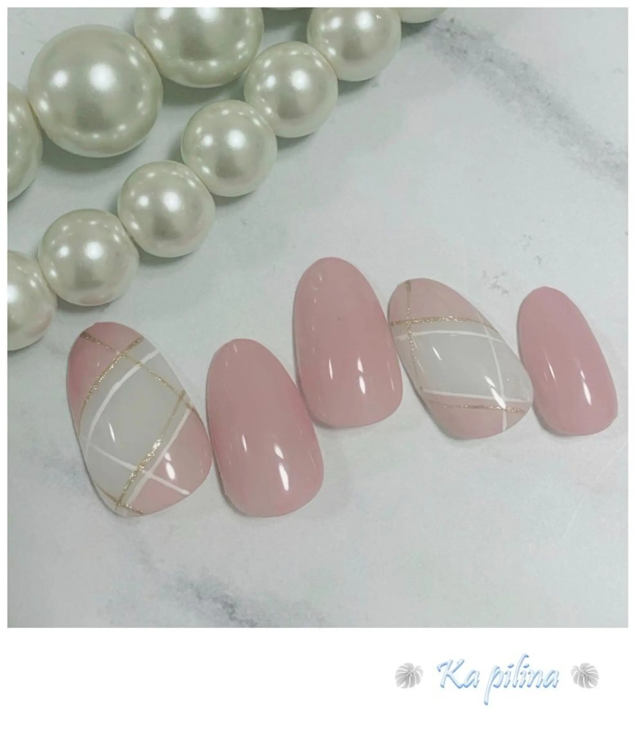 ネイル ピンク Nail salon Ka pilinaのネイルデザイン
