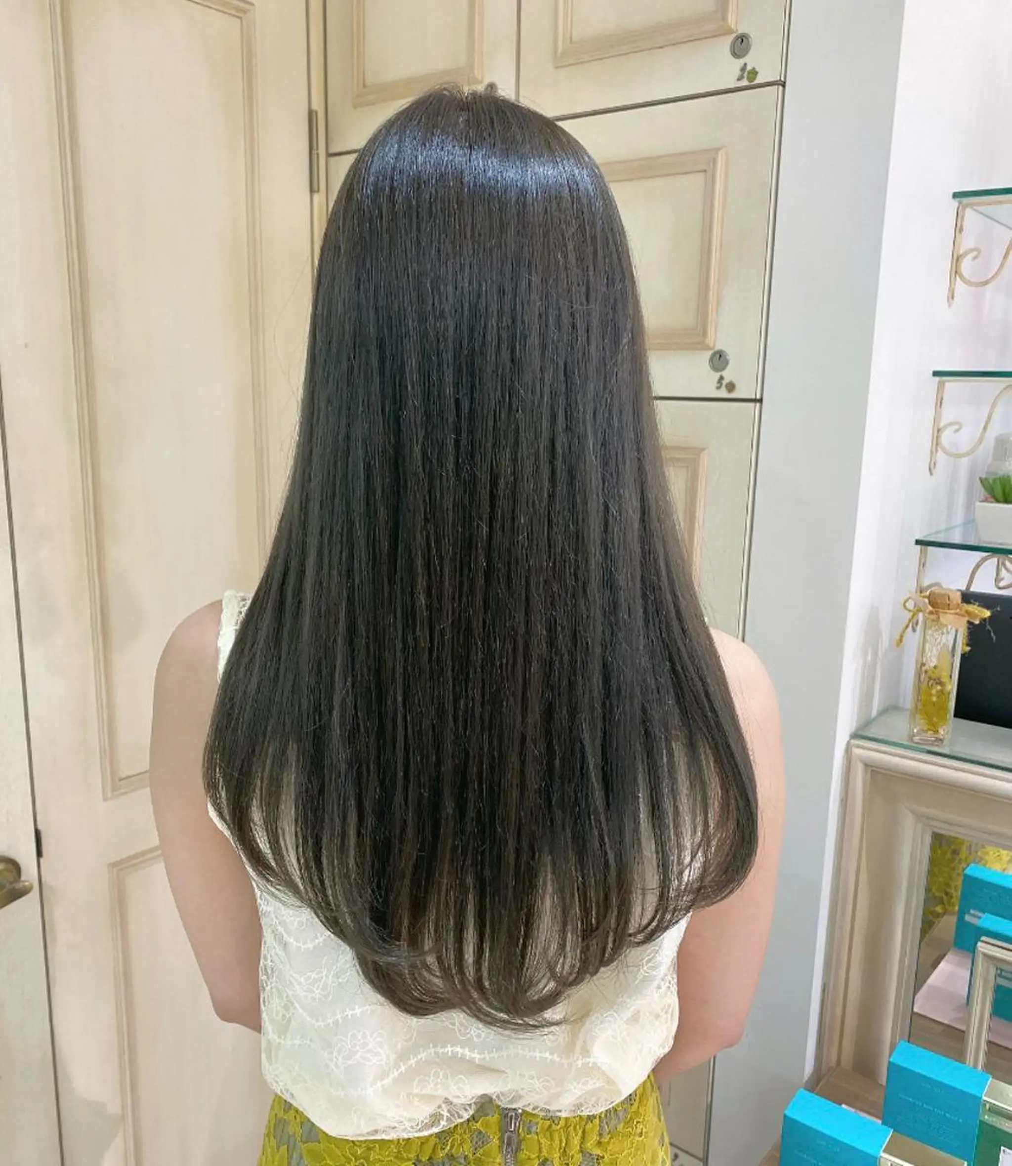 ロング カラー ヘアアレンジ 透明感カラー 古山 結季🌙🖤のヘアスタイル