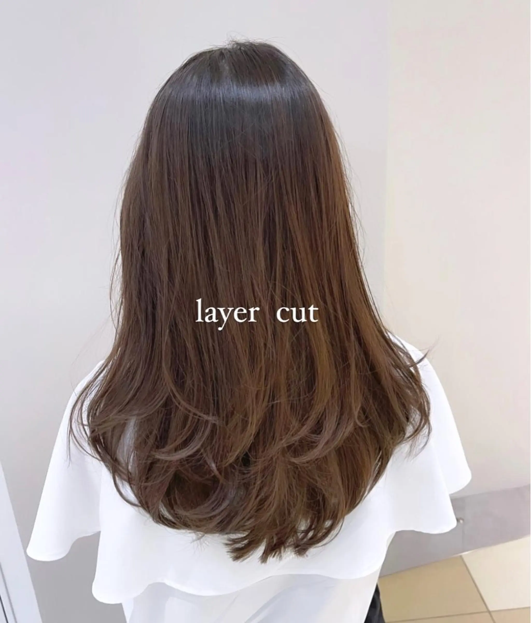 セミロング カット トリートメント k-two top stylist 林原のヘアスタイル