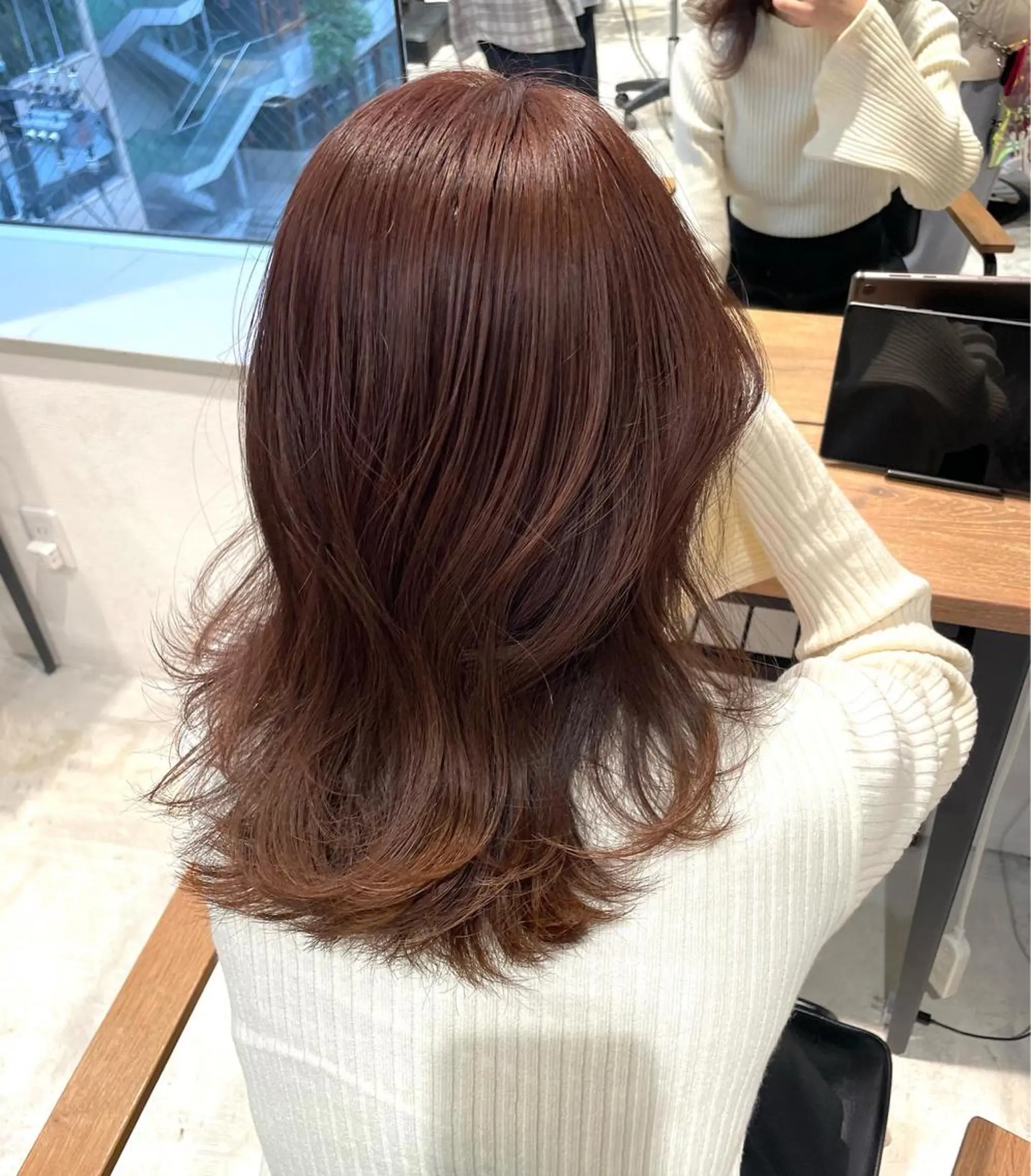 ミディアム ラベンダーベージュ HIBIKI/原宿 ハッシュカット🪄のヘアスタイル