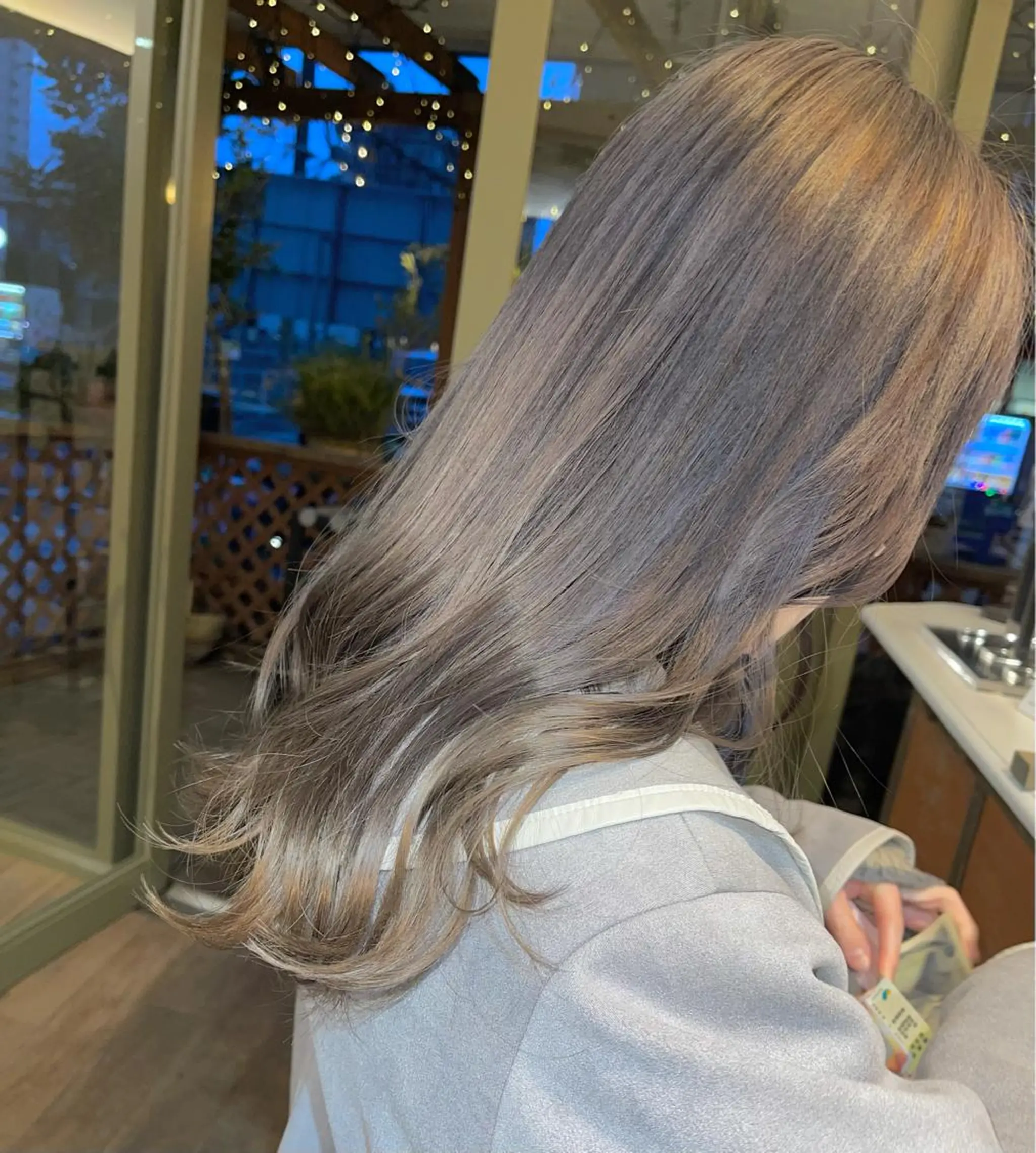 ロング カラー アッシュ ラベンダーカラー ラベンダーアッシュ デザインカラー／ボブ 🍦MEI🍦のヘアスタイル