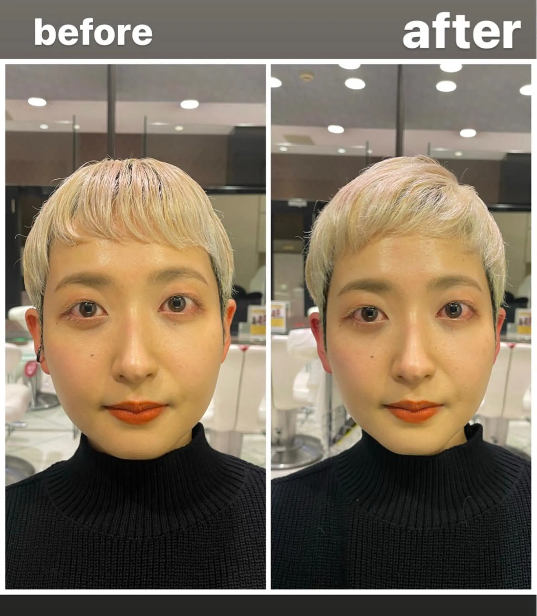 ショート 小顔カット 圧倒的美髪ストレート ツダケイタロウのヘアスタイル