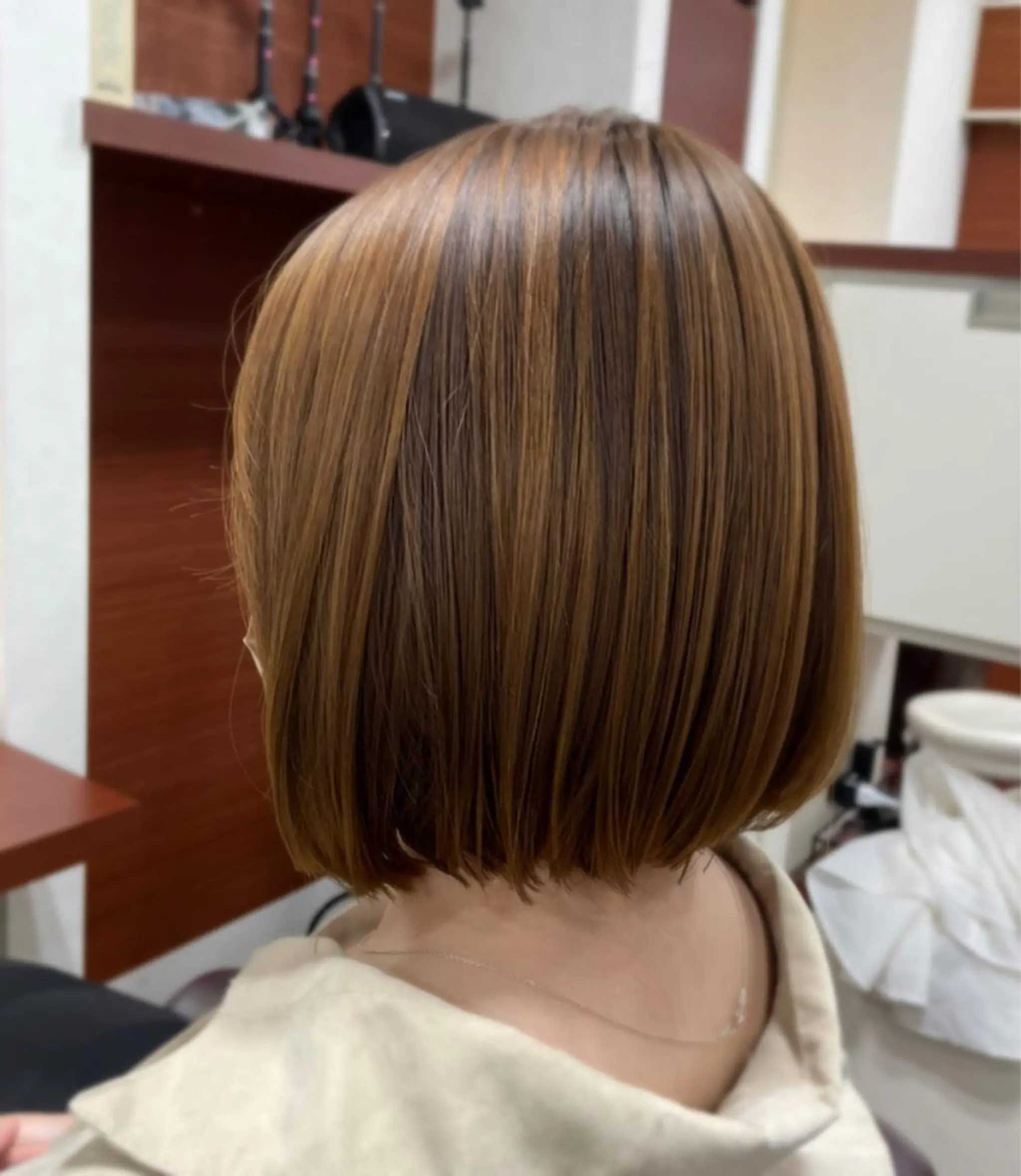 ミディアム ボブ 💎韓国カラー Giness坂下巧のヘアスタイル