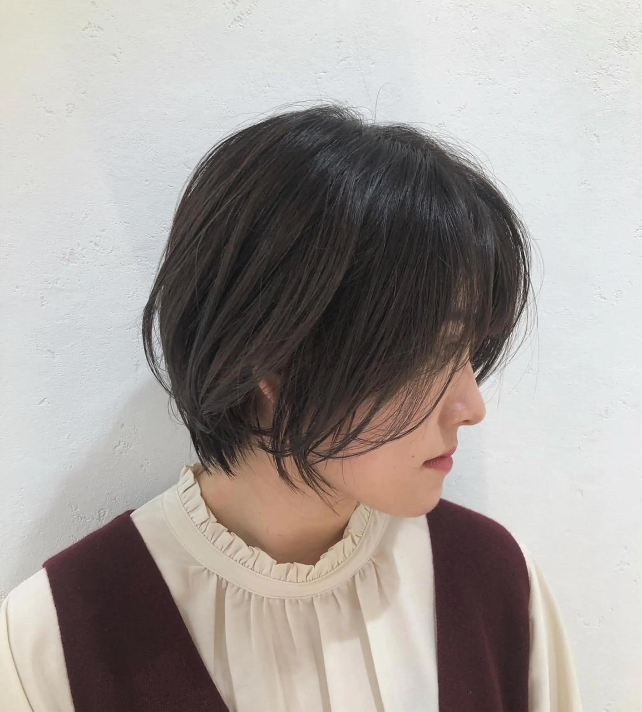ショート カラー くびれヘア ショートヘア カット ニュアンスカラー🫧 加納のヘアスタイル