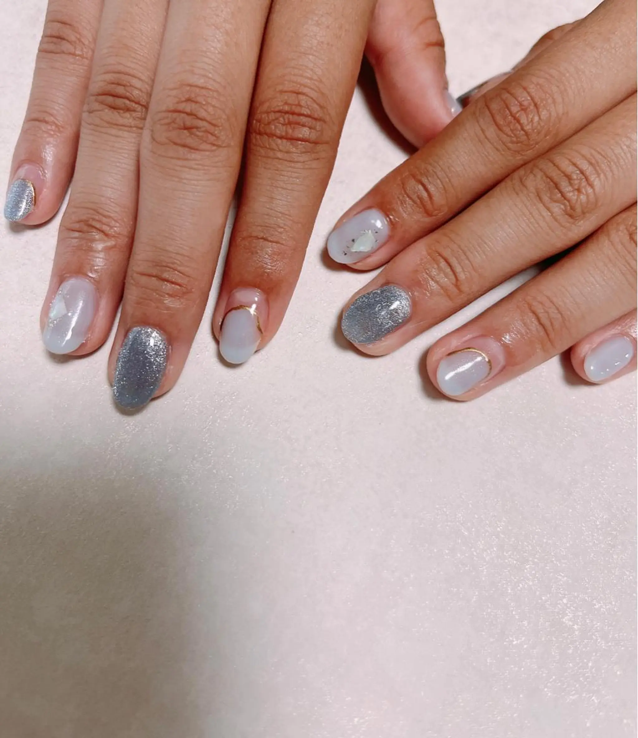 ネイル オーロラネイル フラワーネイル フットネイル フレンチネイル ジェルネイル ハンドネイル kikinail 溝の口のネイルデザイン