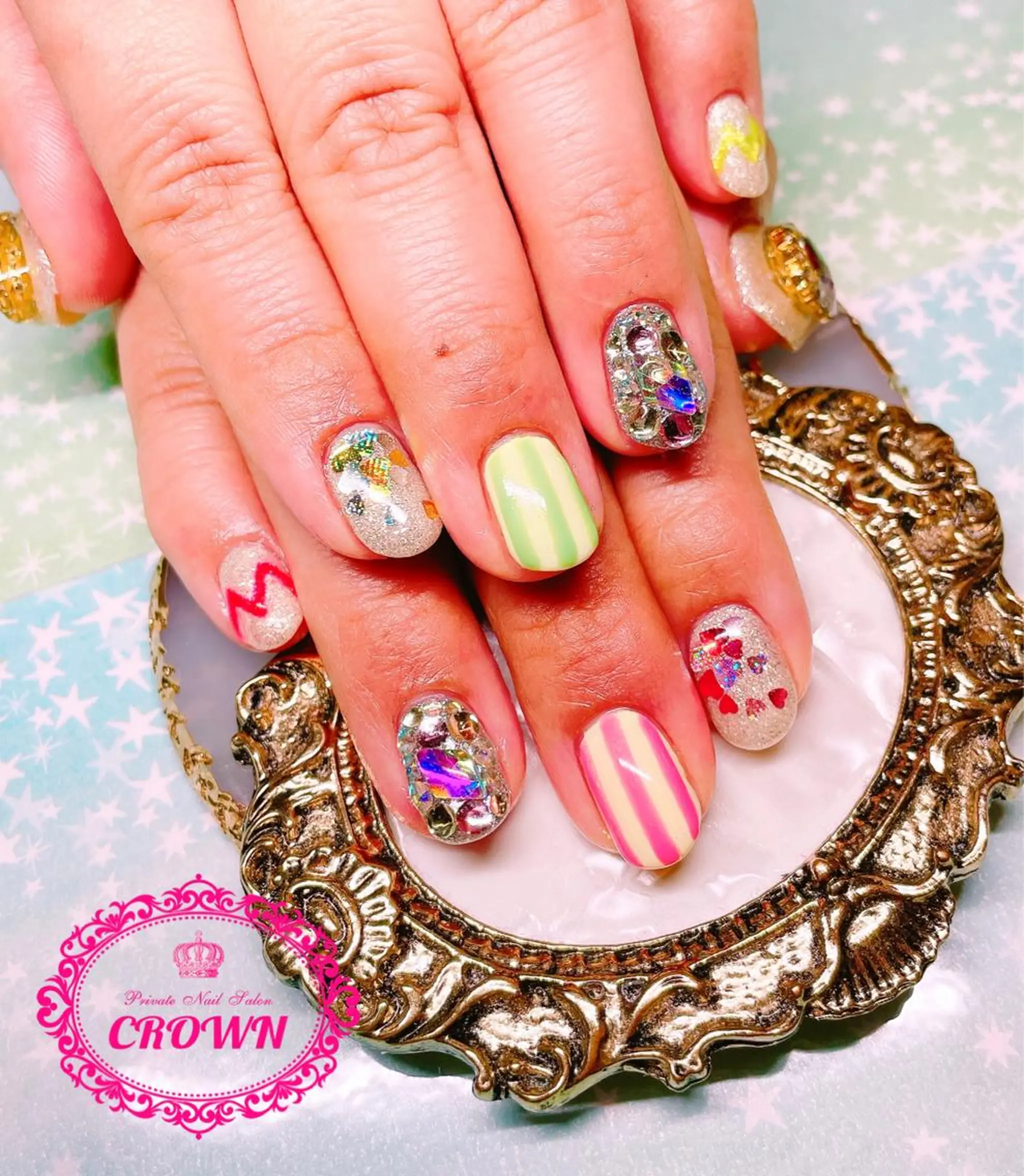 ネイル CROWN プライベートサロンのネイルデザイン