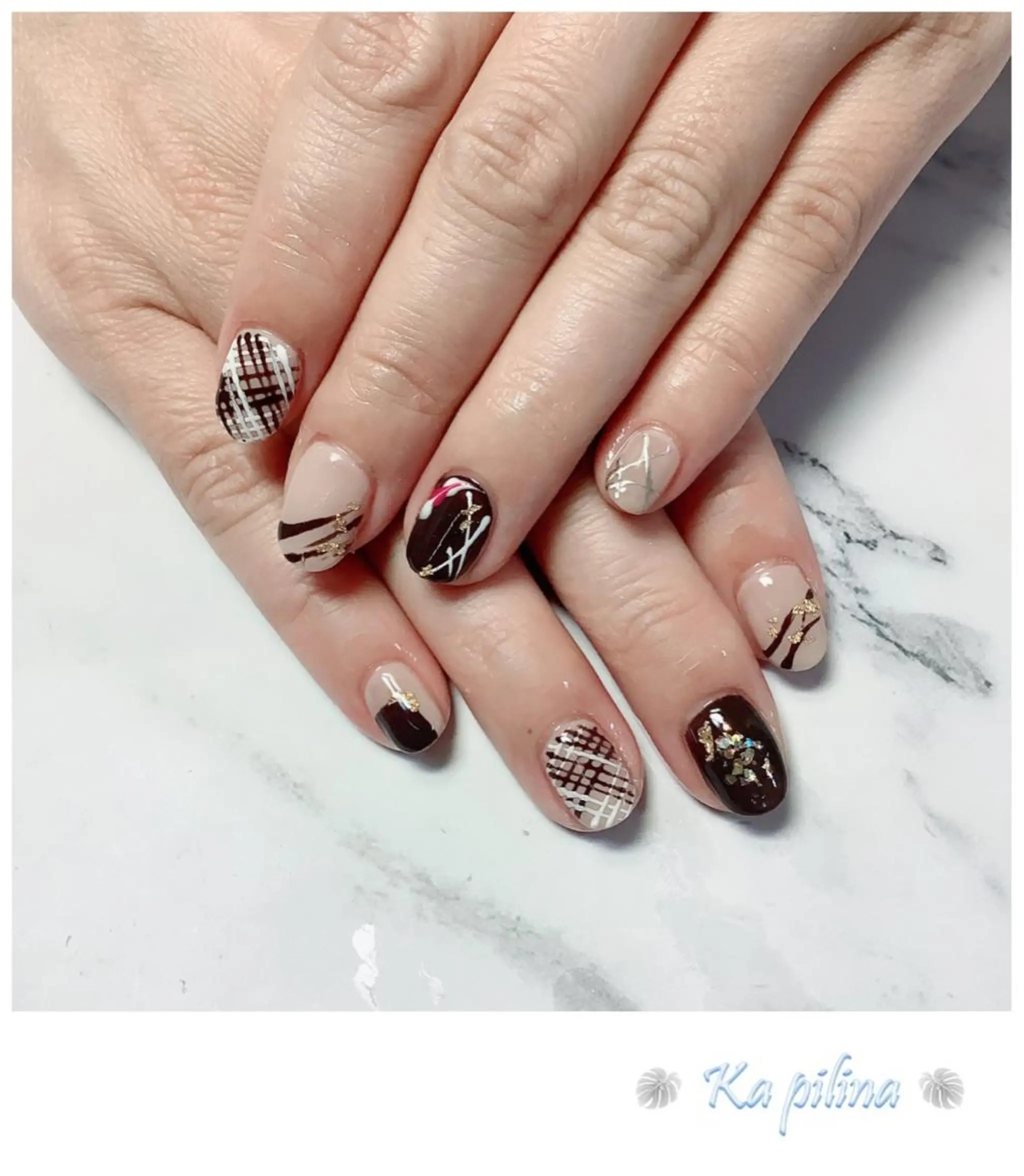 ネイル バレンタイン Nail salon Ka pilinaのネイルデザイン