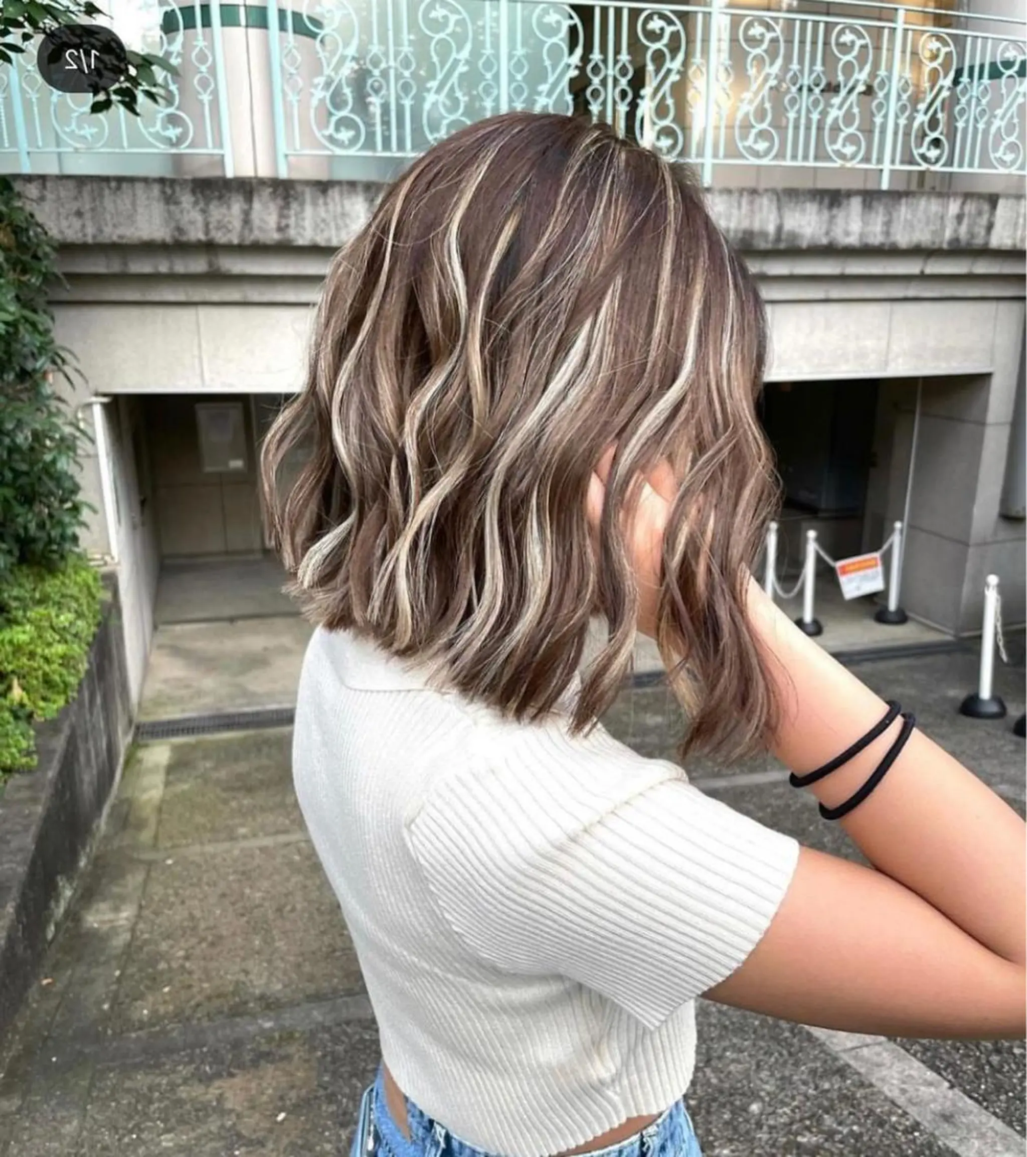 ショート カラー カット ヘアカラー トリートメント 新宿/韓国風レイヤー 髪質改善/ジャッキーのヘアスタイル