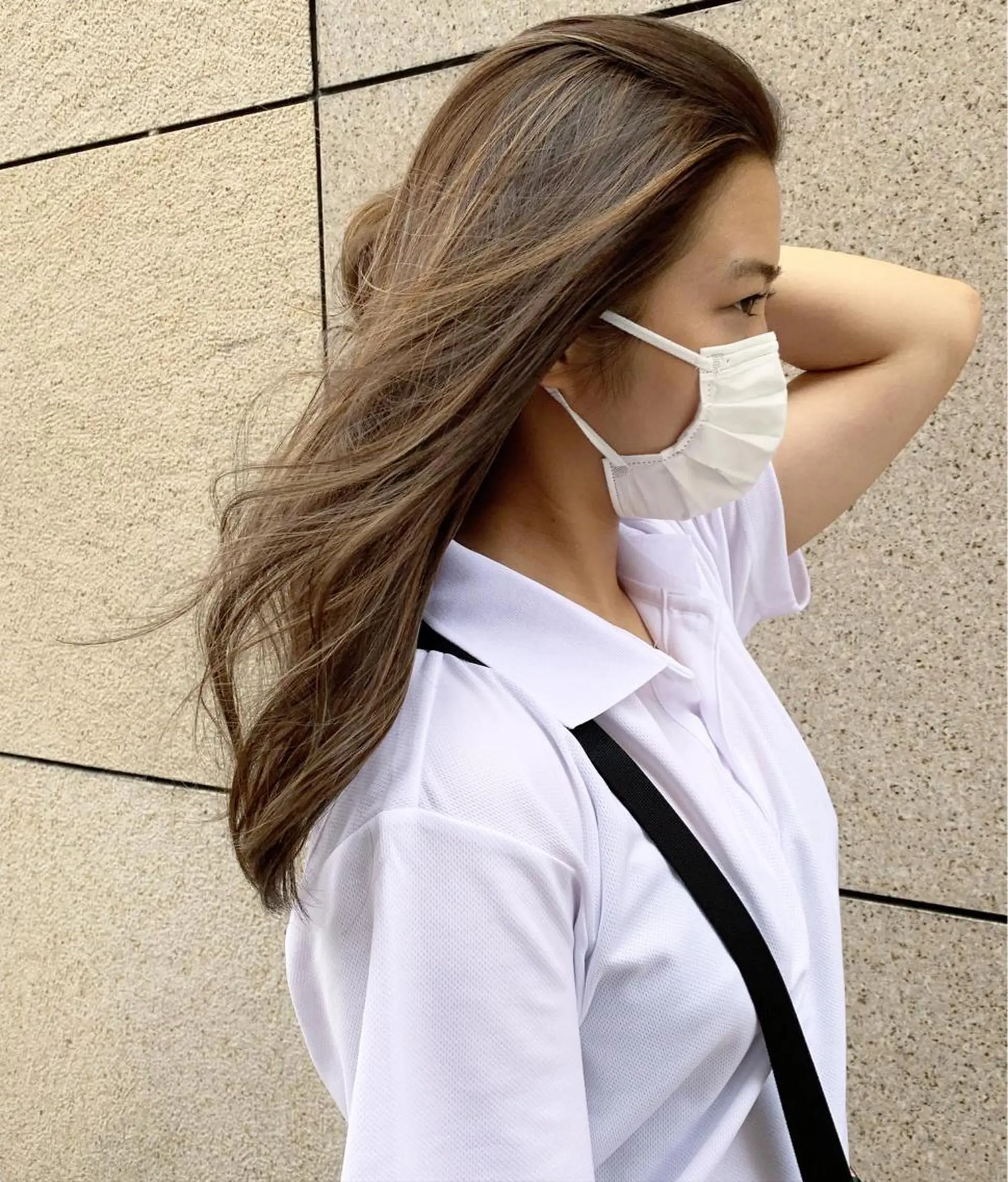 ロング カラー オチ ハナのヘアスタイル