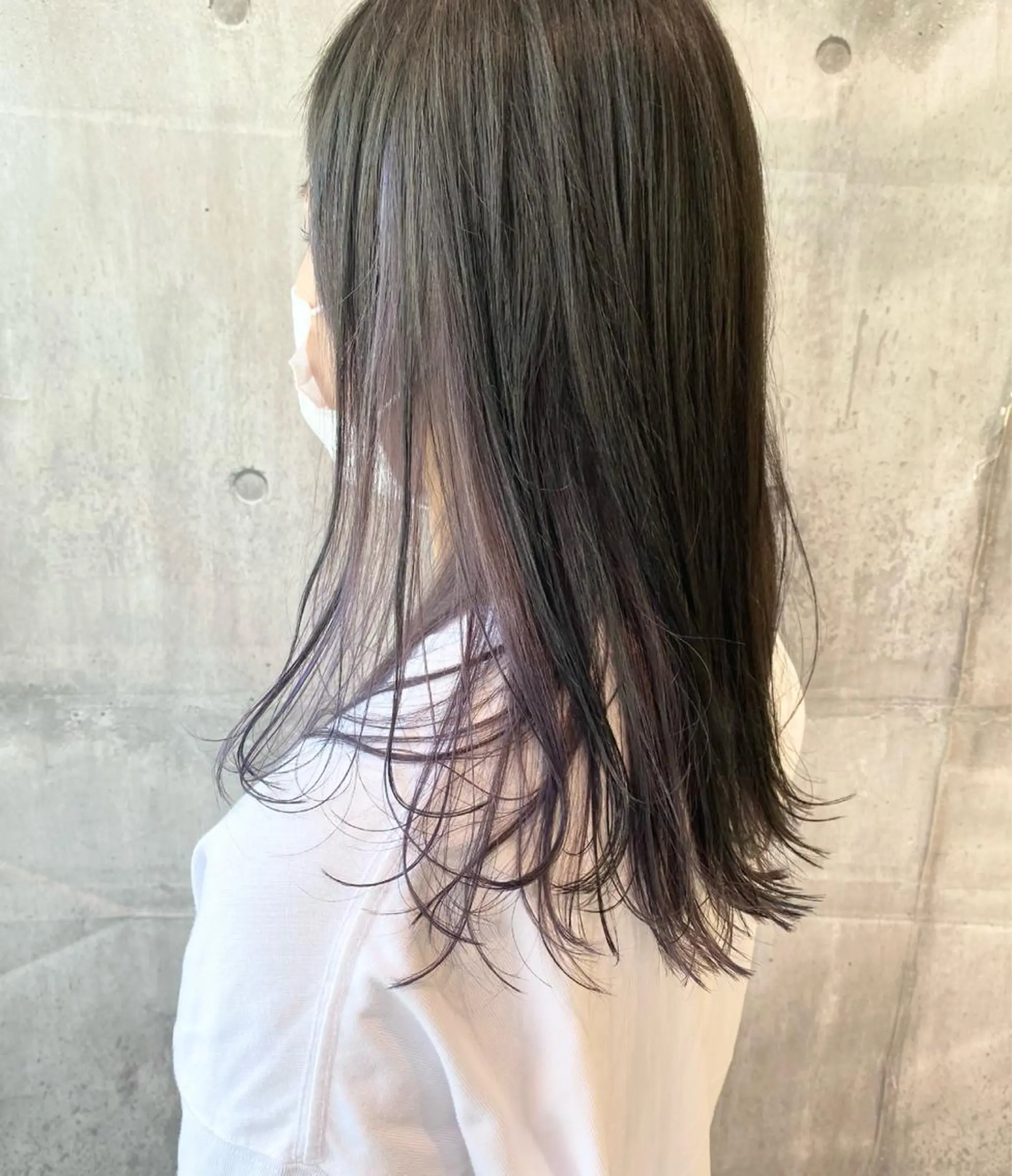 ロング カラー HOLON池袋所属・ウルフカット ハッシュカット/七海のヘアスタイル