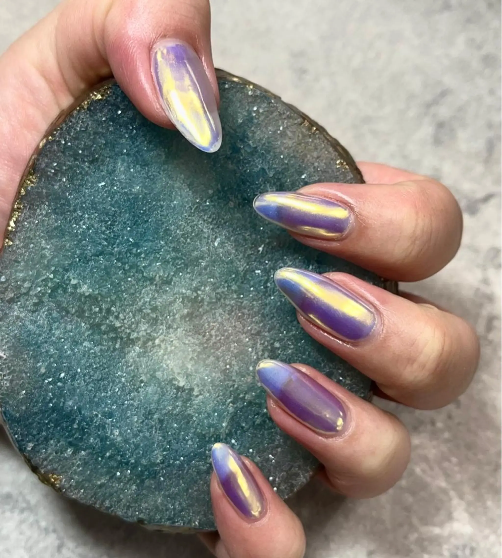 ネイル フットネイル フレンチネイル ジェルネイル ガラスフレンチ グラデーション ハンドネイル 高多 瑠美のネイルデザイン