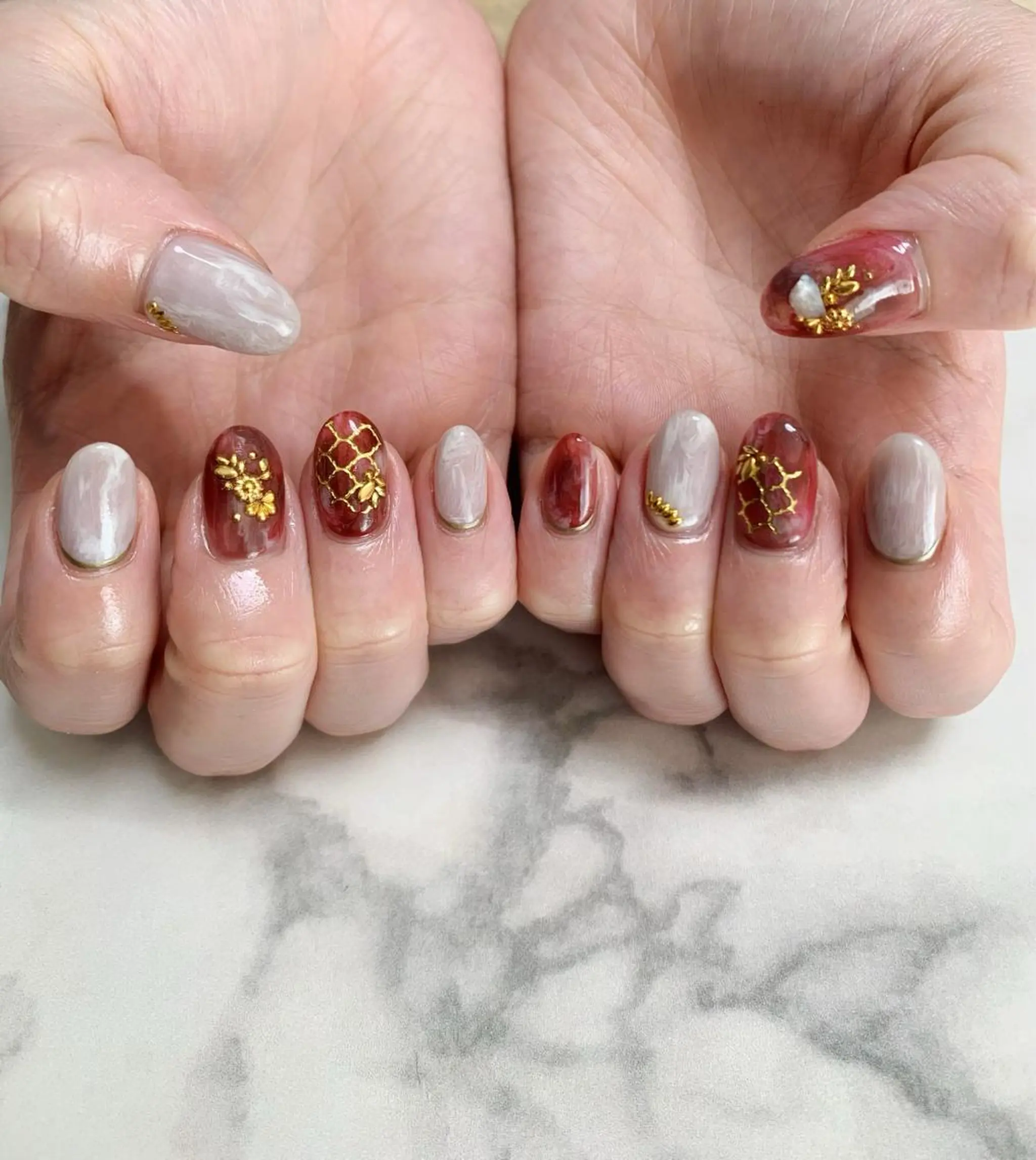 ネイル ハンドネイル nail salon en familleのネイルデザイン