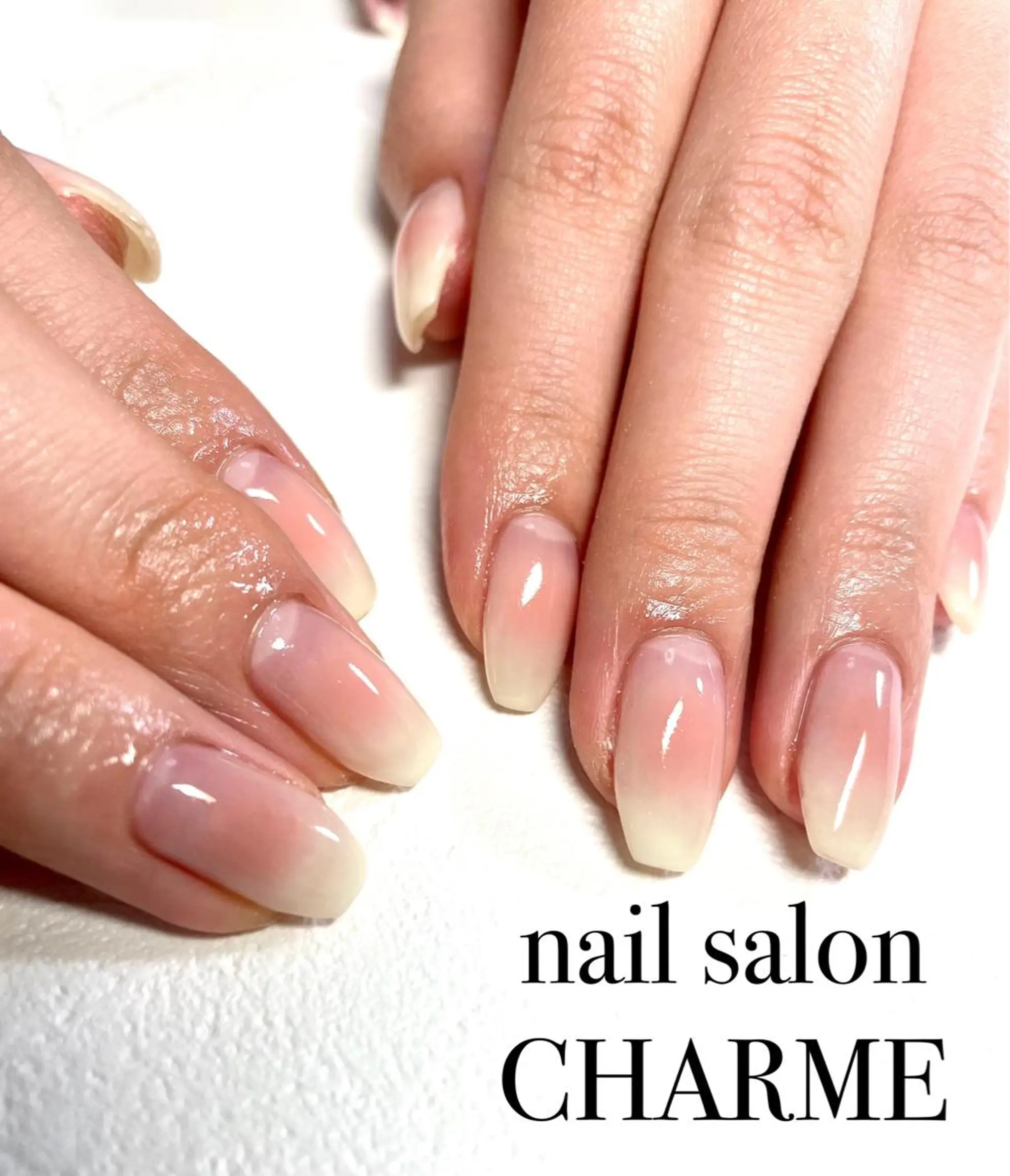 ネイル チークネイル nail salon CHARMEのネイルデザイン