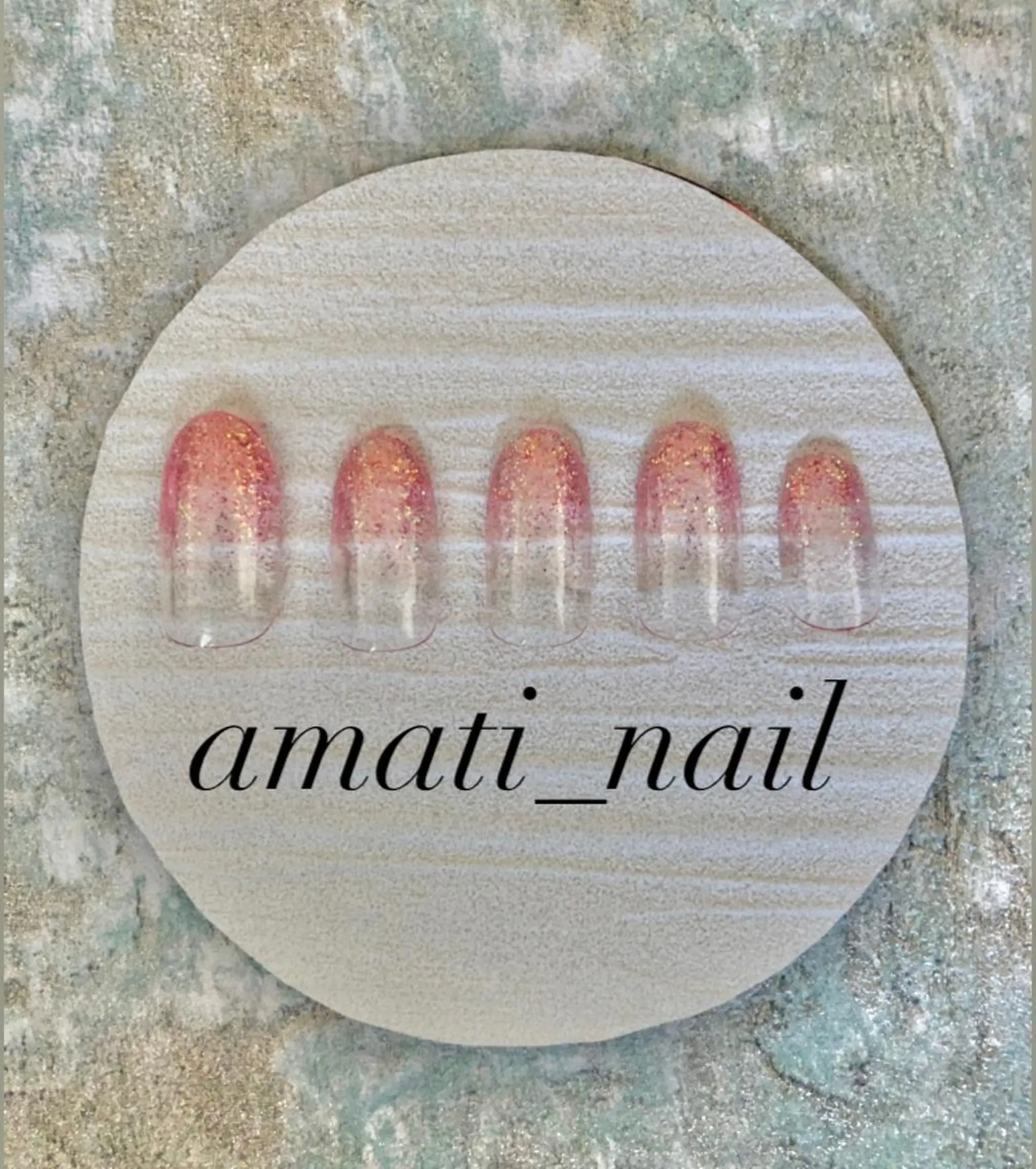 ネイル ジェルネイル グラデーション キラキラネイル ラメ(グリッター) ラメグラデーション フットネイル amati_nail TAKAKOのネイルデザイン