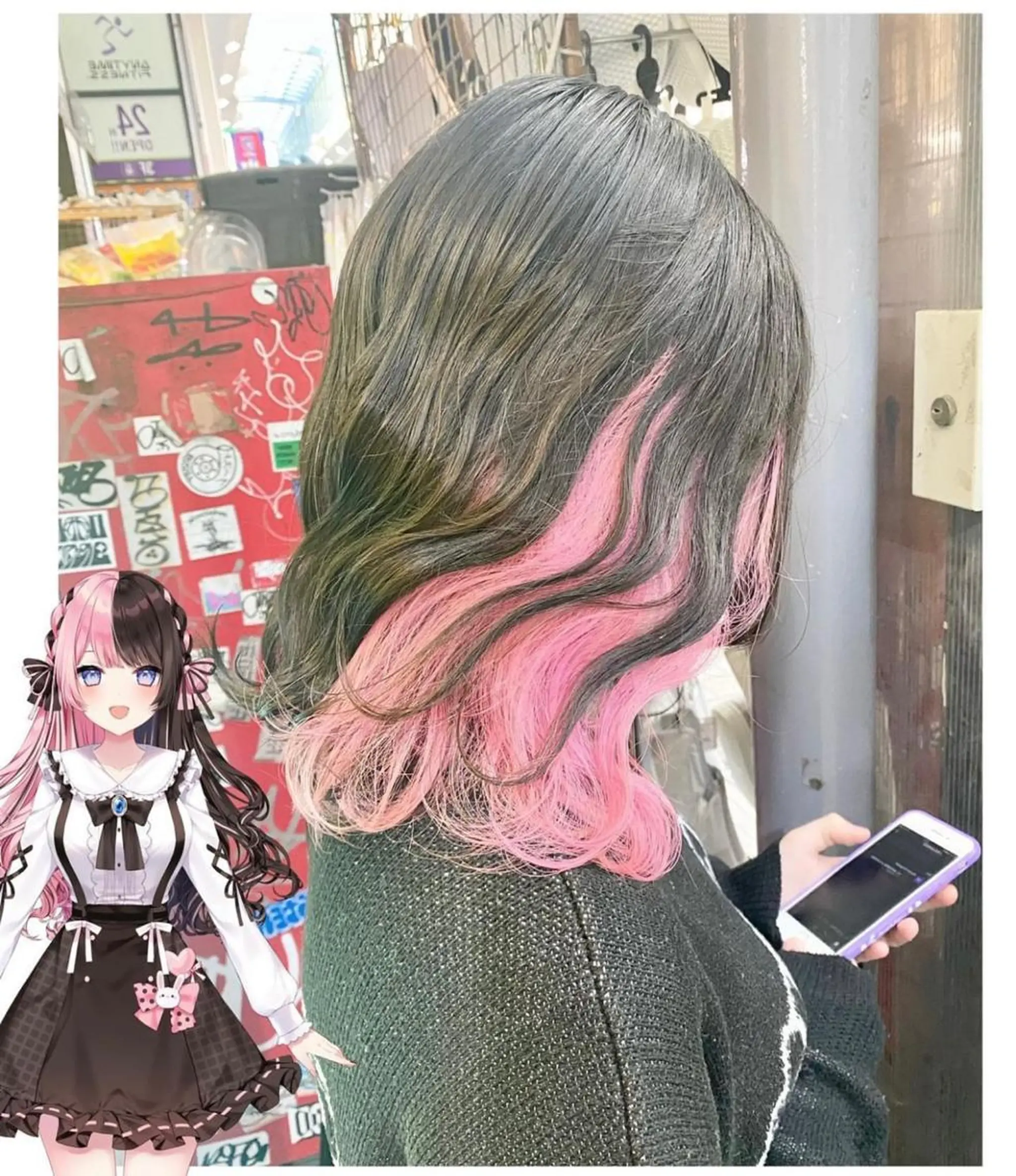 ショート カラー ピンクカラー ヘアカラー TSUNO🦖 派手髪/オタク美容師のヘアスタイル