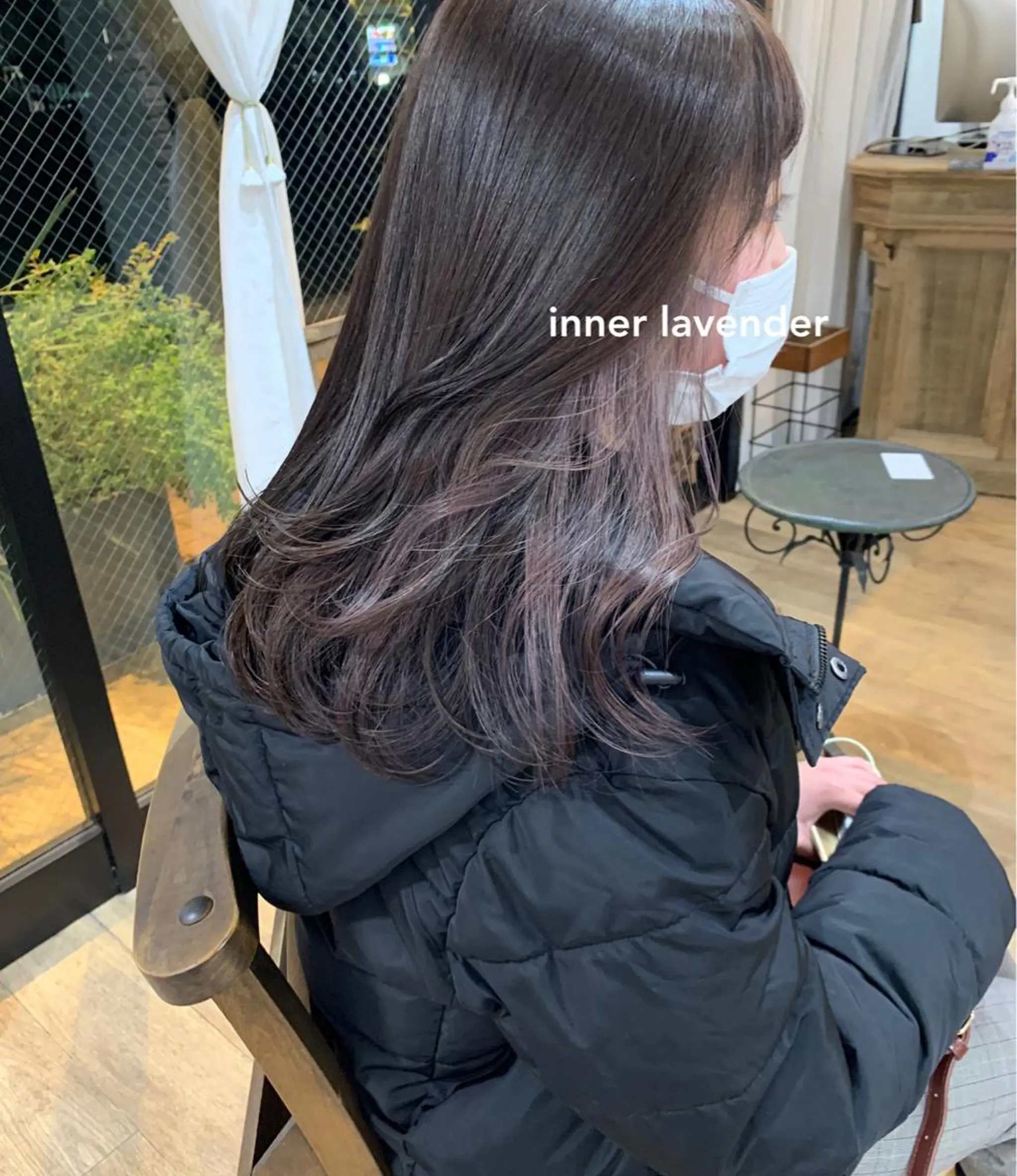 ロング カラー ラベンダーカラー ヘアカラー トリートメント レイヤー/顔周り /AKARIのヘアスタイル