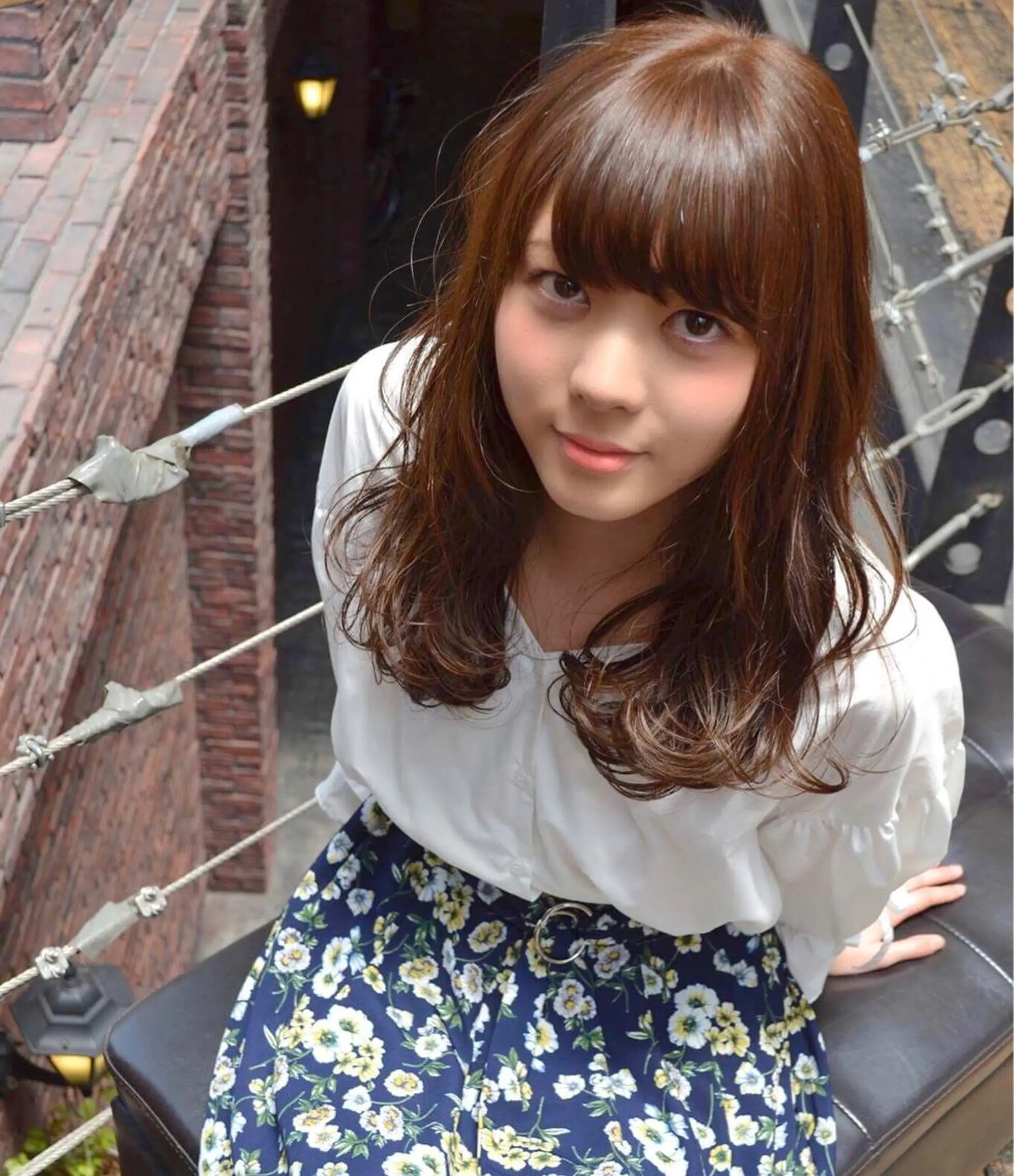 セミロング カラー イルミナカラー メンズ指名多数!! SiLO 田島のヘアスタイル