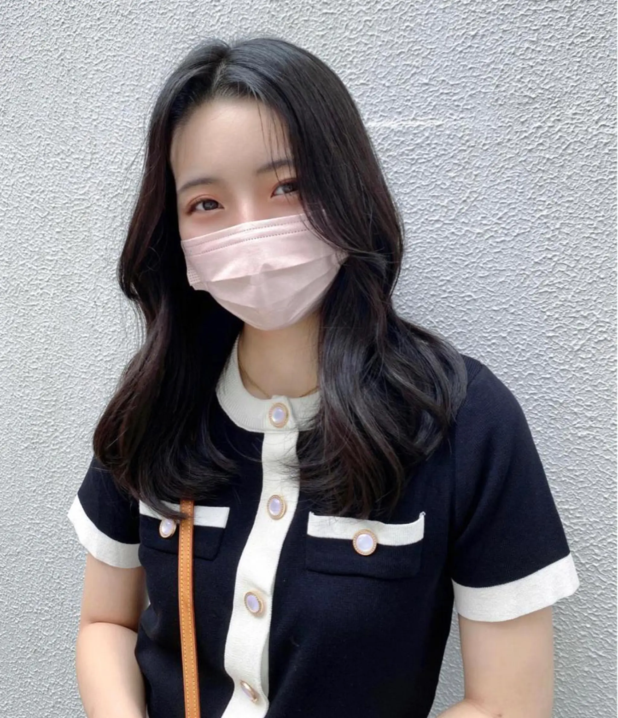 セミロング くびれヘア 【艶ヘア】 どうまえのヘアスタイル