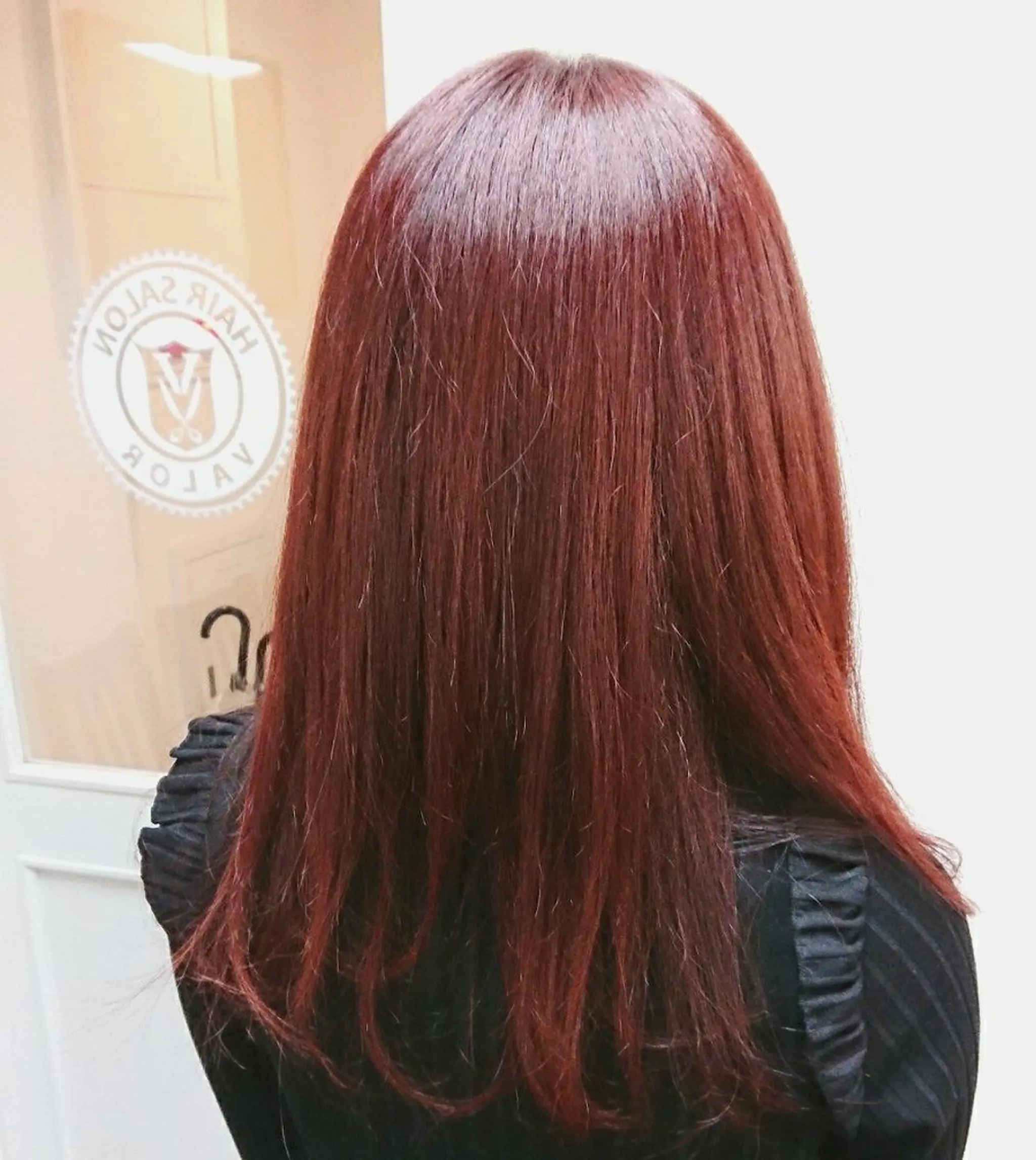 ロング カット ヘアカラー トリートメント 渡辺 康行のヘアスタイル