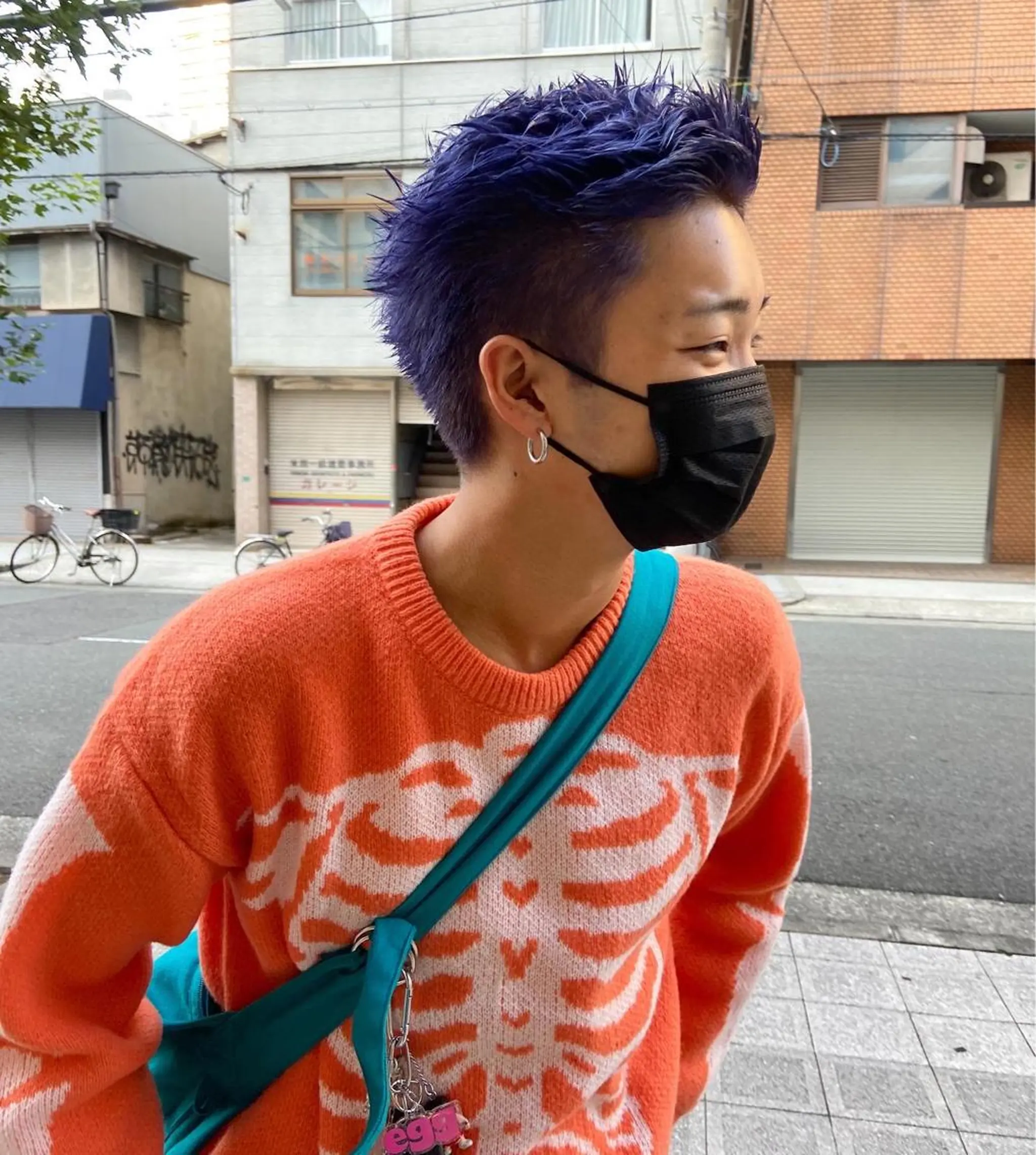 ショート カラー メンズ ヘアカラー yuna/ボブカット /ハイトーンカラーのヘアスタイル