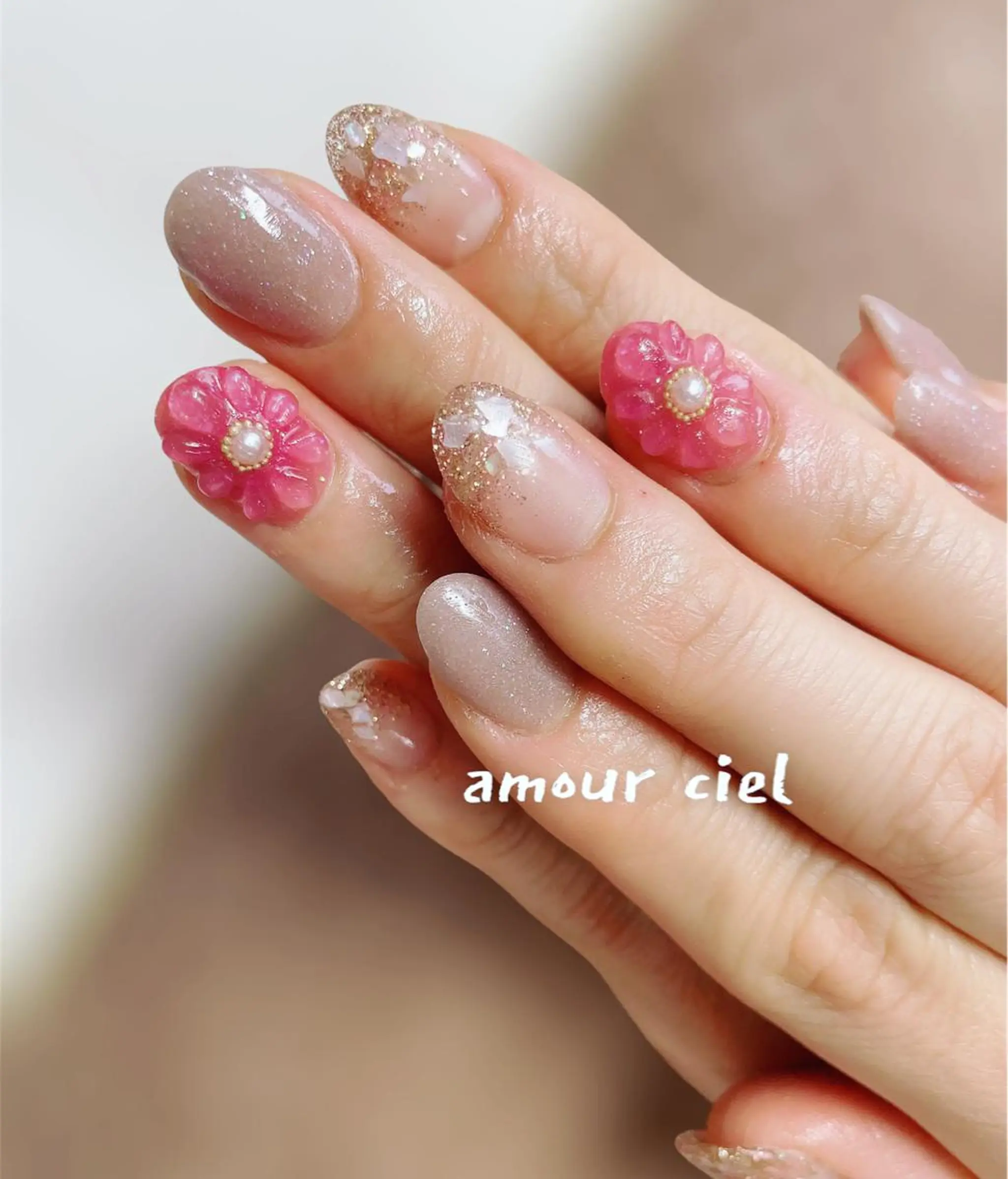 ネイル amour ciel あゆみ…☺︎のネイルデザイン