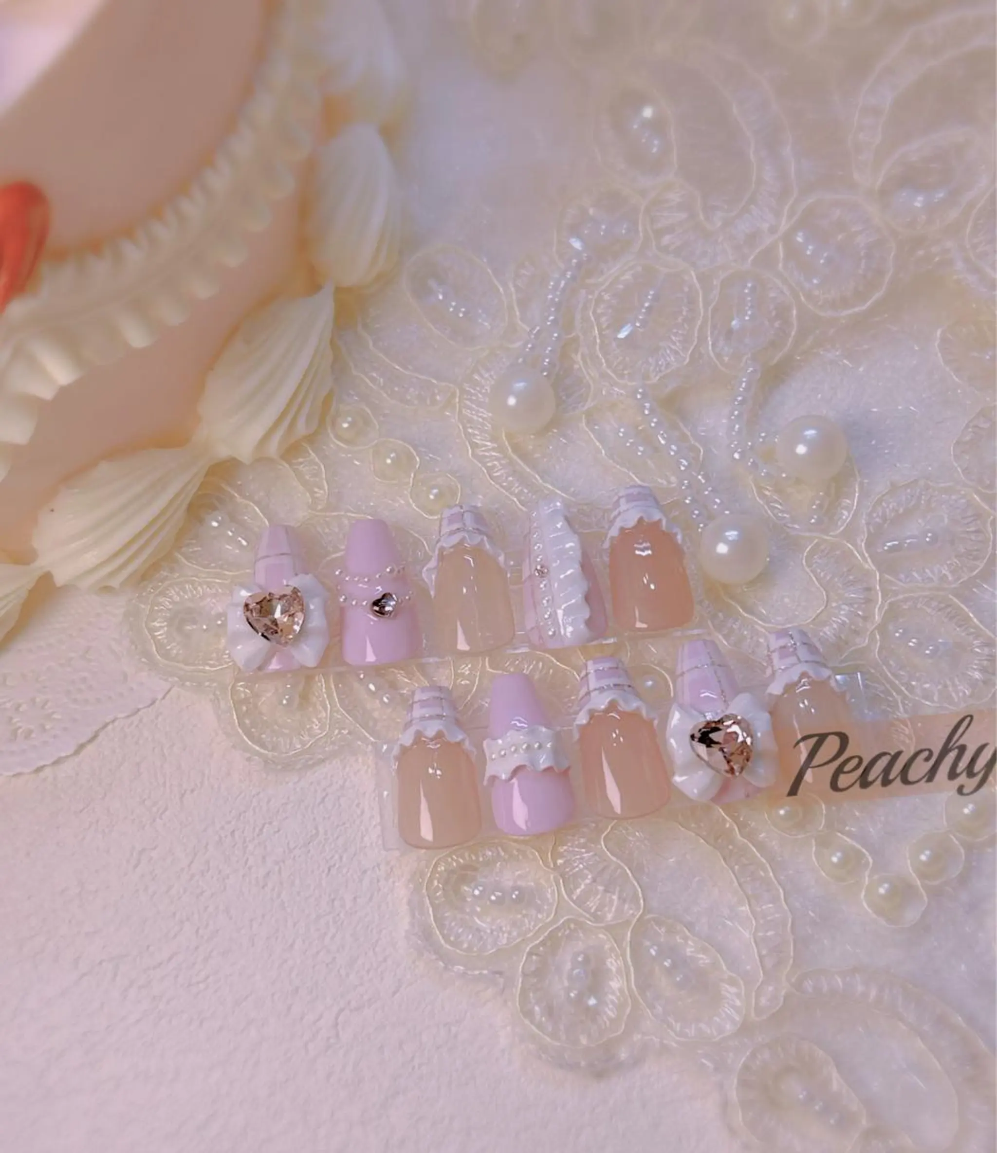 ネイル Peachy 🍑のネイルデザイン