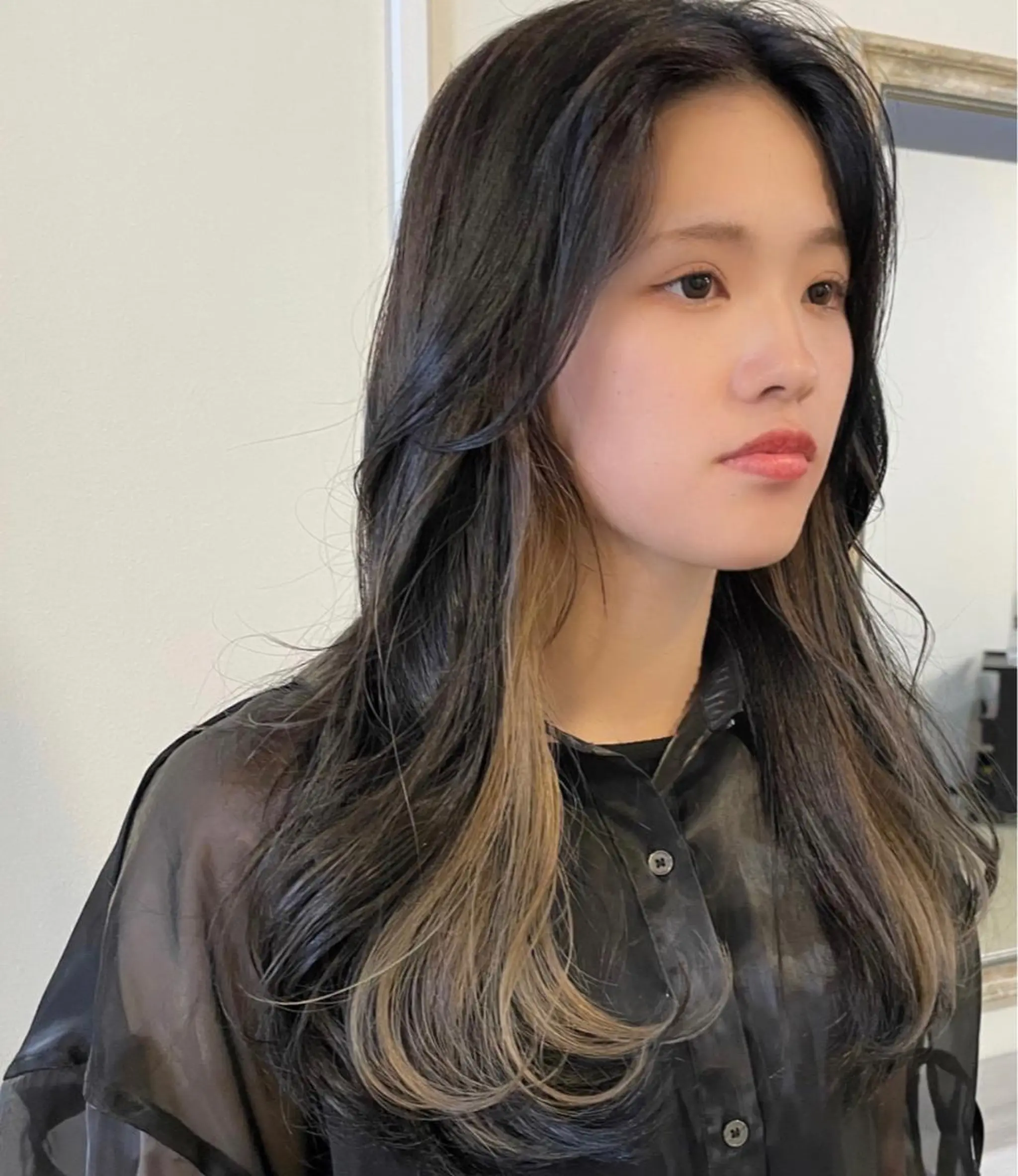 ロング カラー ヘアカラー sherry/R 三川町　川口真里奈のヘアスタイル