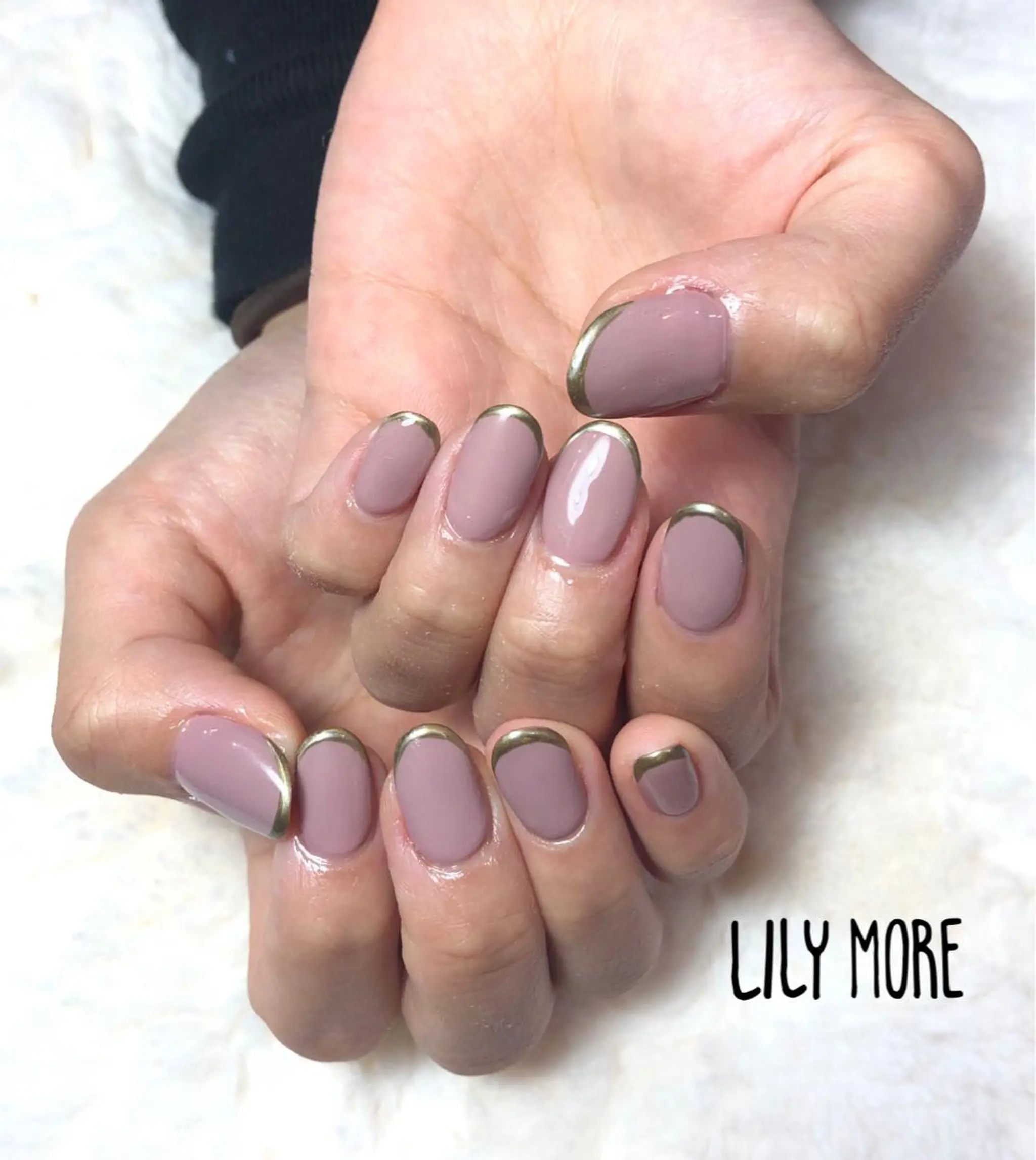 ネイル フレンチネイル Lily closetのネイルデザイン