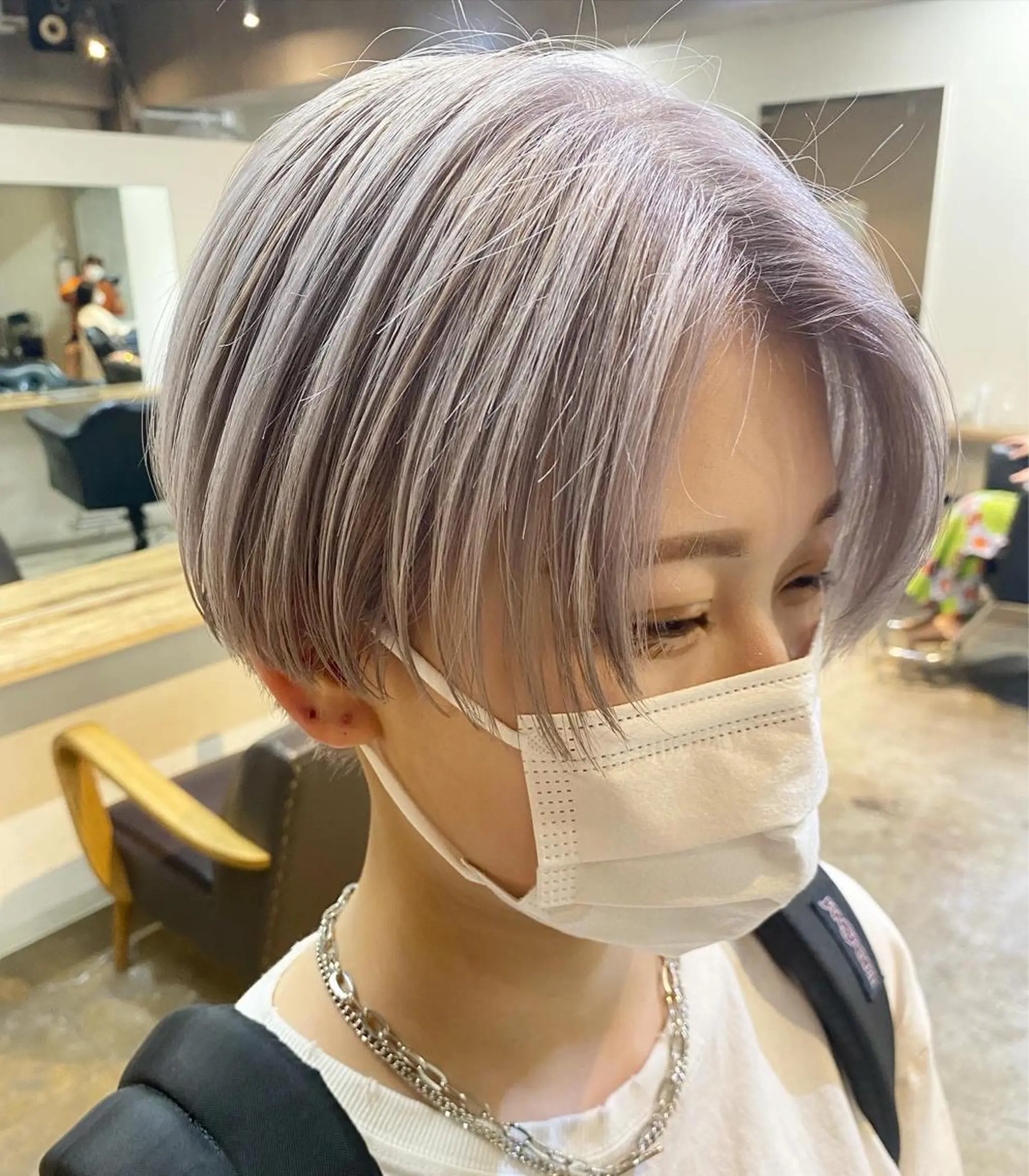 ショート カラー カット ヘアカラー トリートメント 坂本 裕介/パーマのヘアスタイル