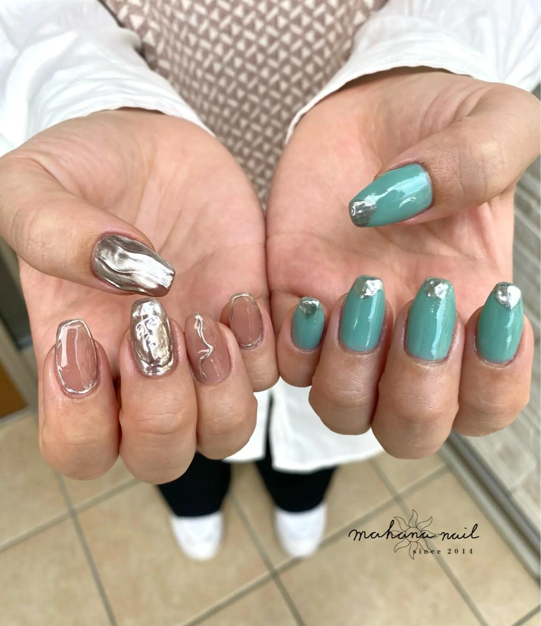 ネイル 持ち込み ハンドネイル mahana nailのネイルデザイン