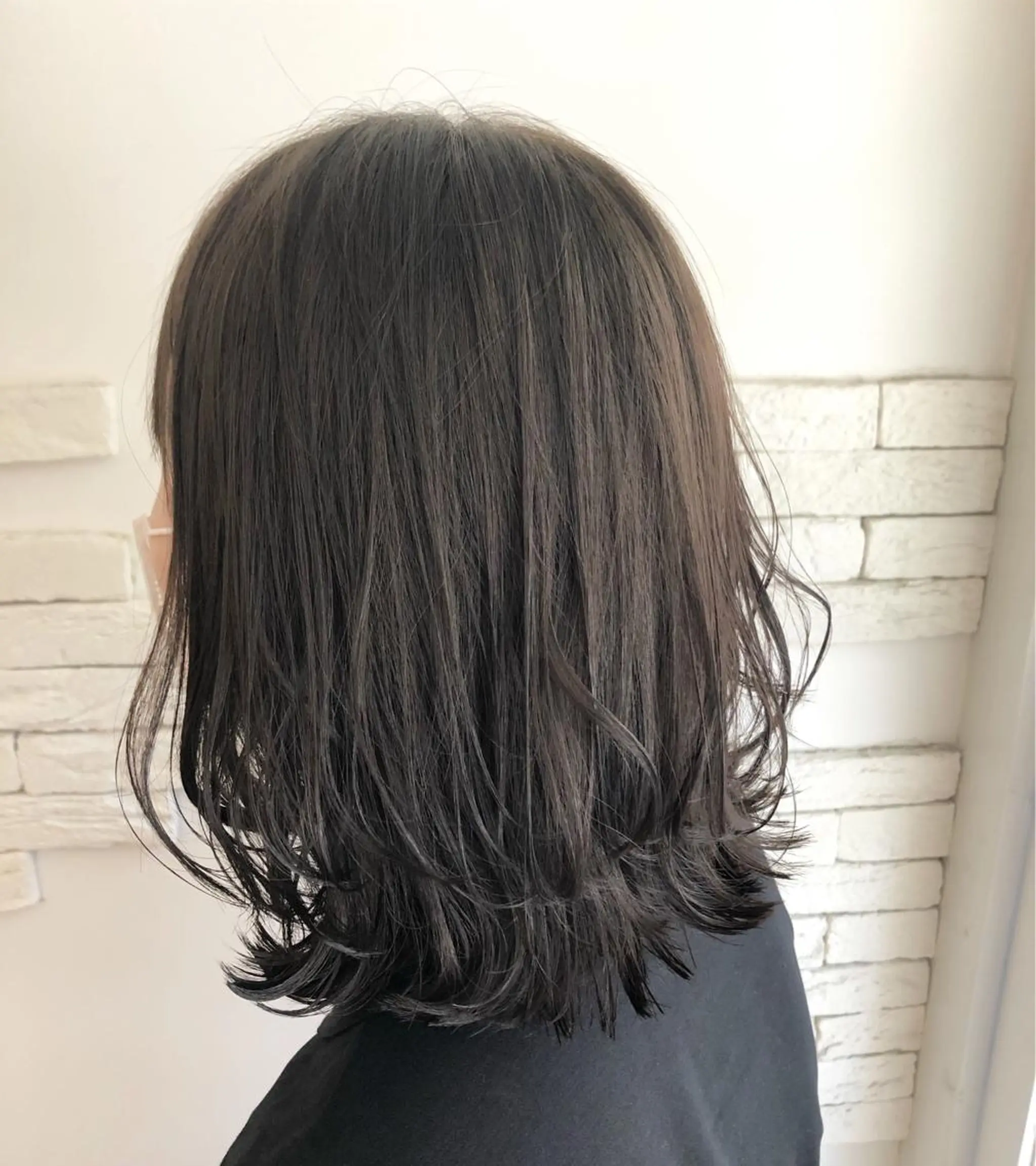 ミディアム カラー カット ヘアカラー トリートメント uni（ウニ）所属・西村 有紗のヘアスタイル