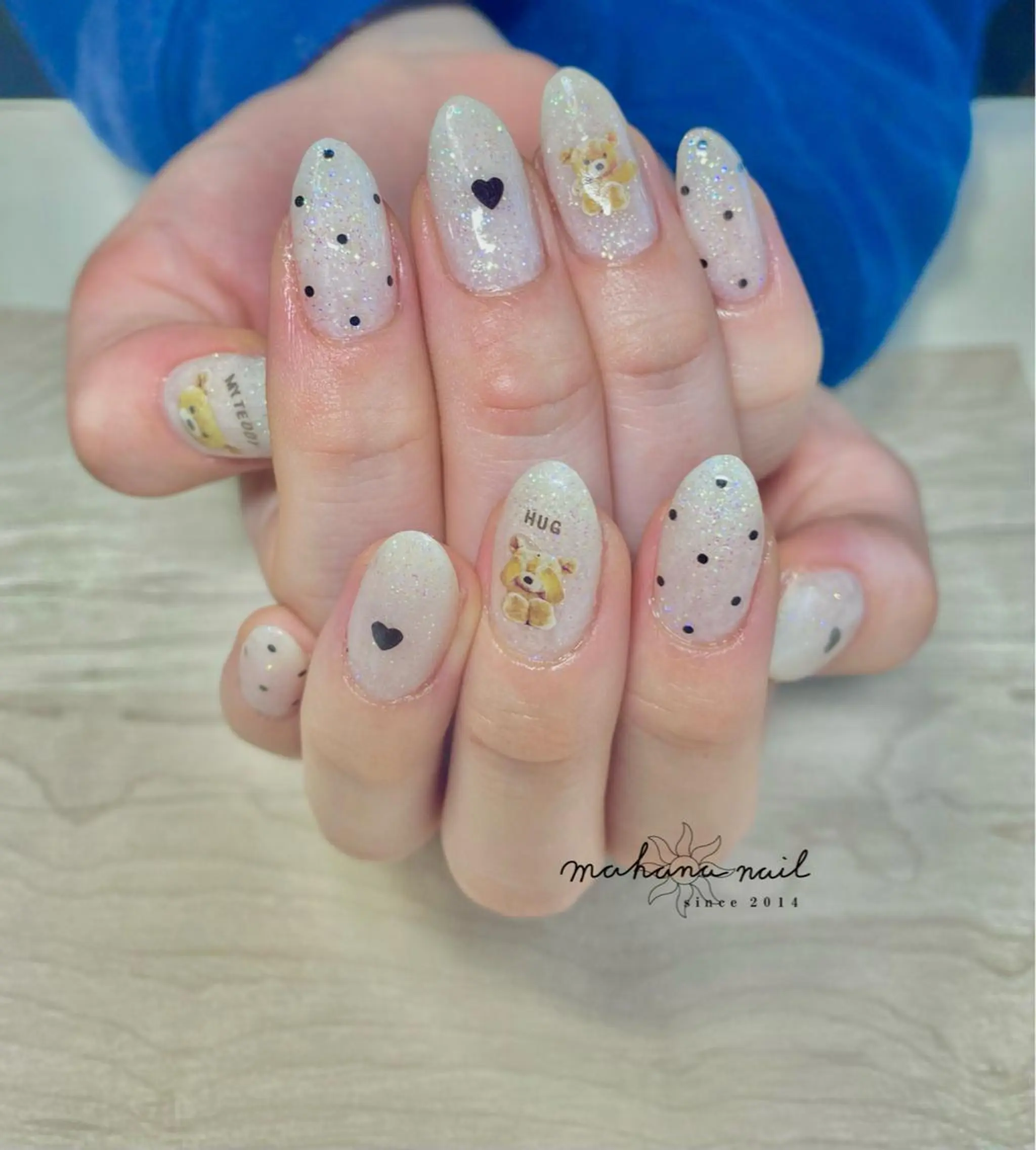 ネイル アートネイル 持ち込み mahana nailのネイルデザイン