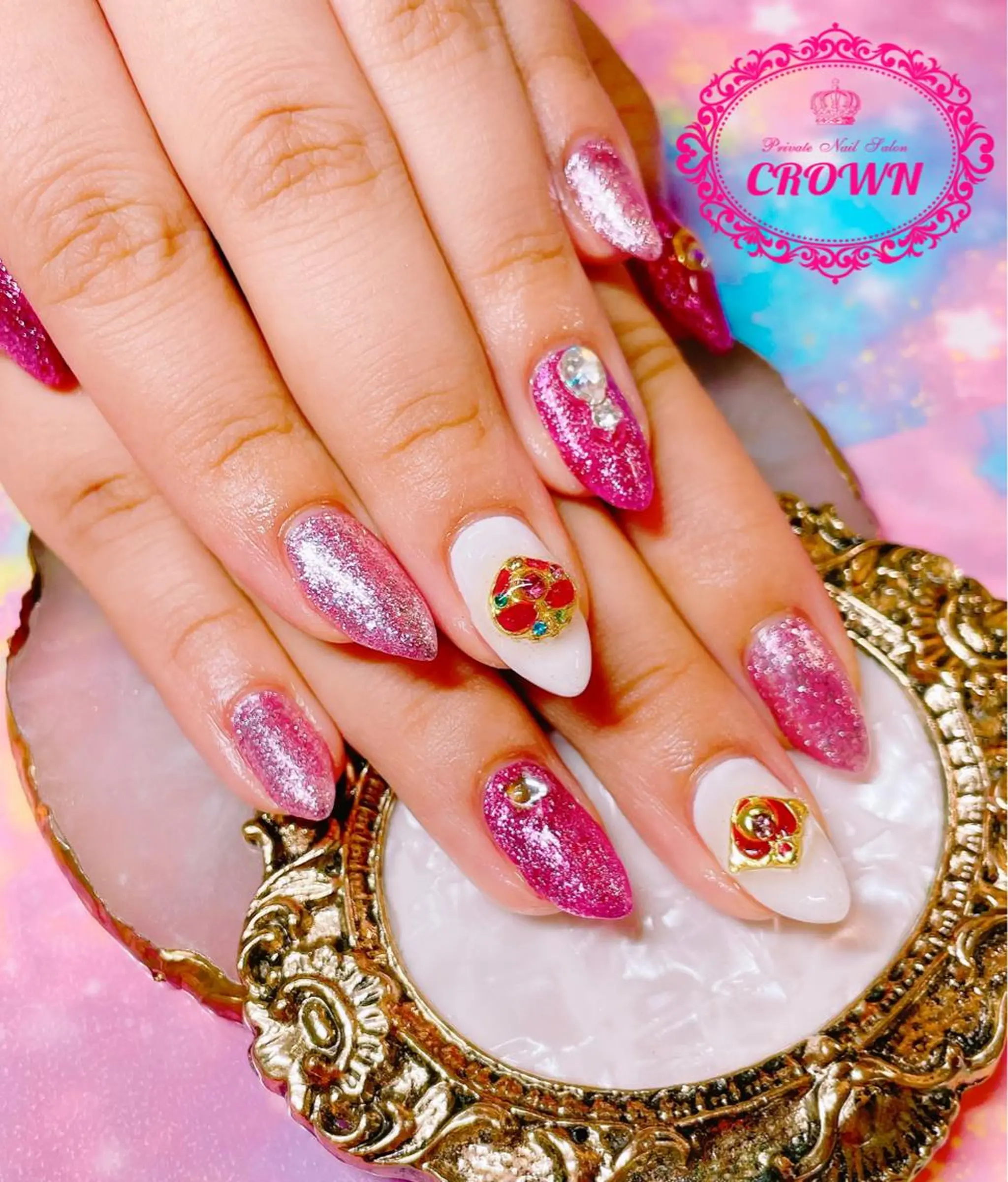 ネイル CROWN プライベートサロンのネイルデザイン
