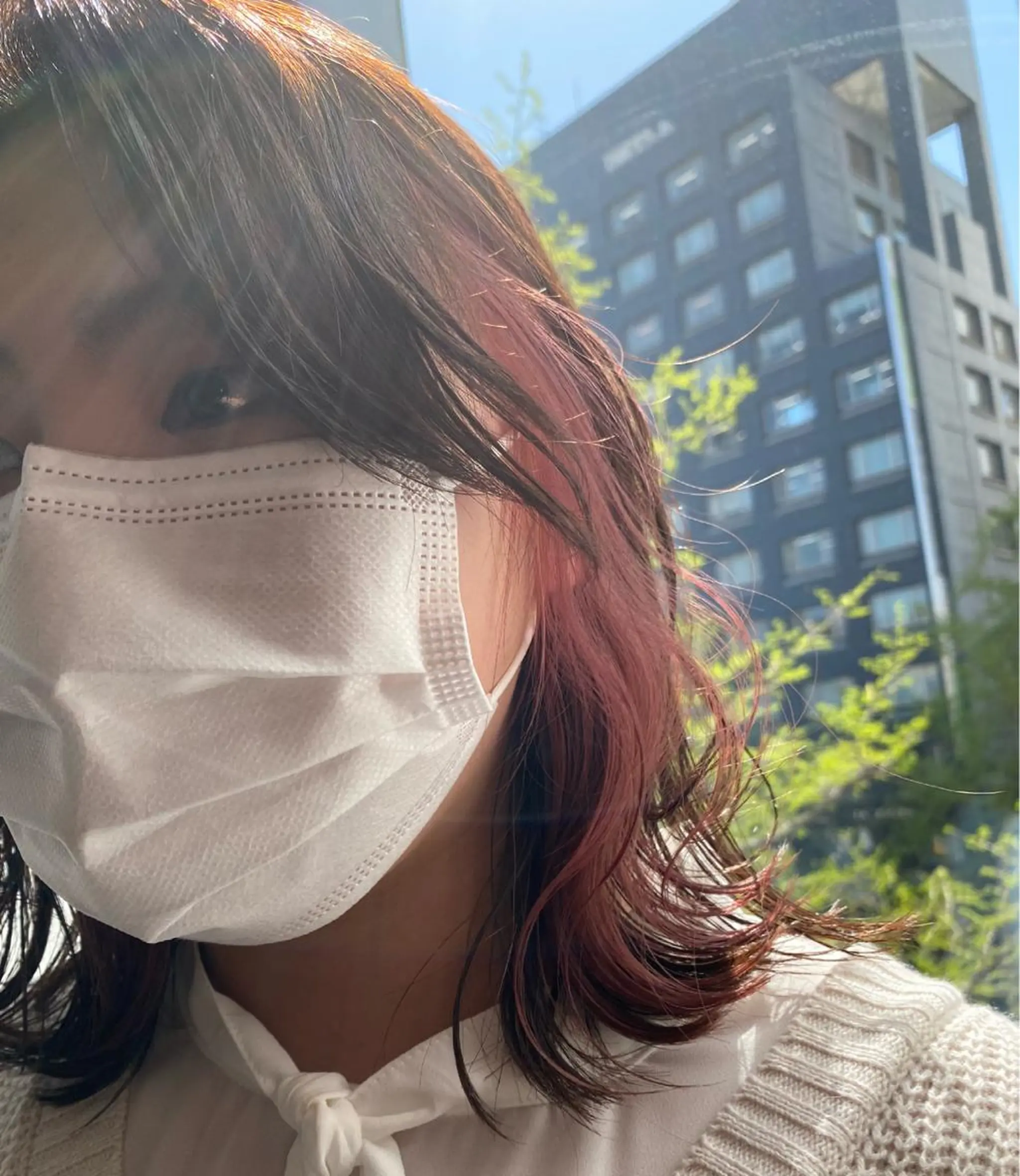 ミディアム カラー カット ヘアカラー salowin梅田茶屋町suite所属・ハイトーンヘア/ 島崎　タクミのヘアスタイル