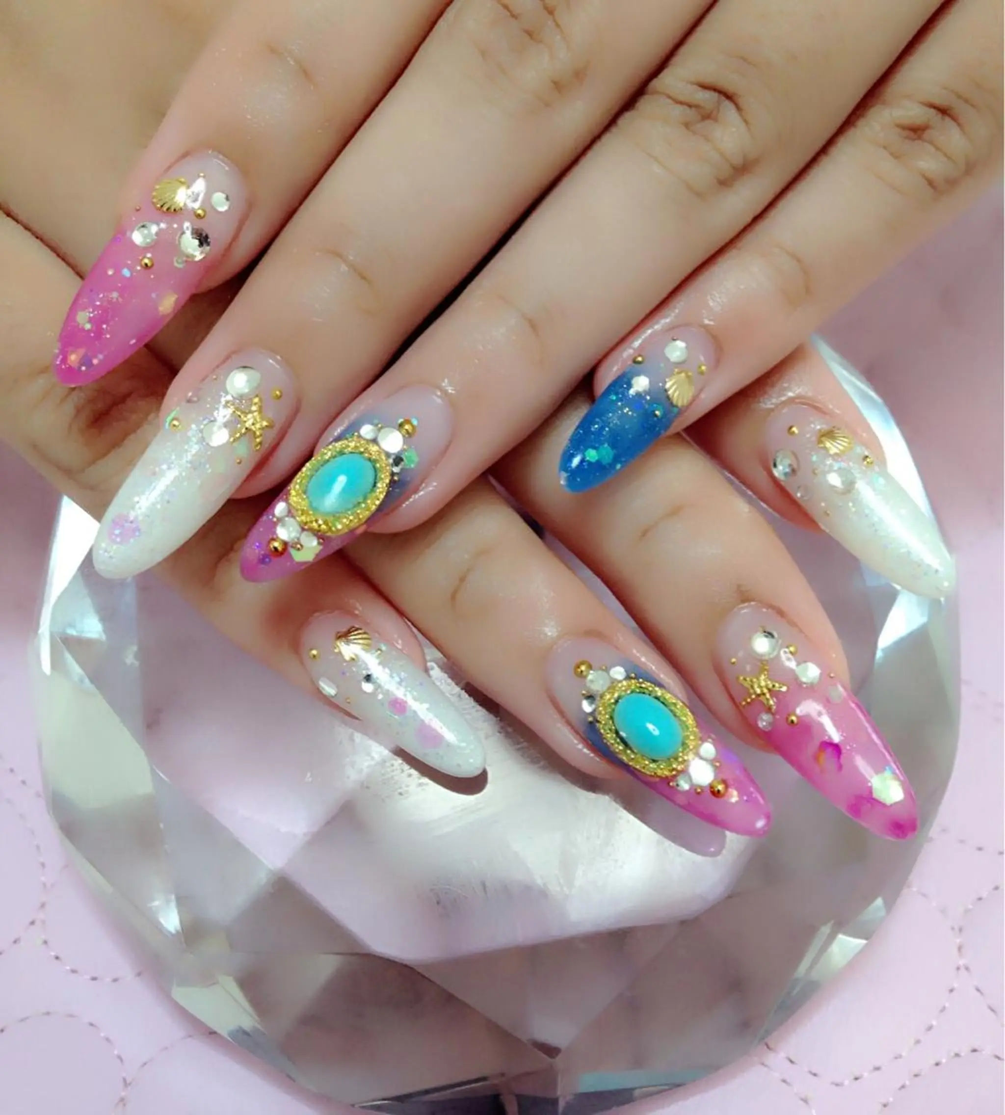 ネイル 🩵池袋heart nail🩵のネイルデザイン