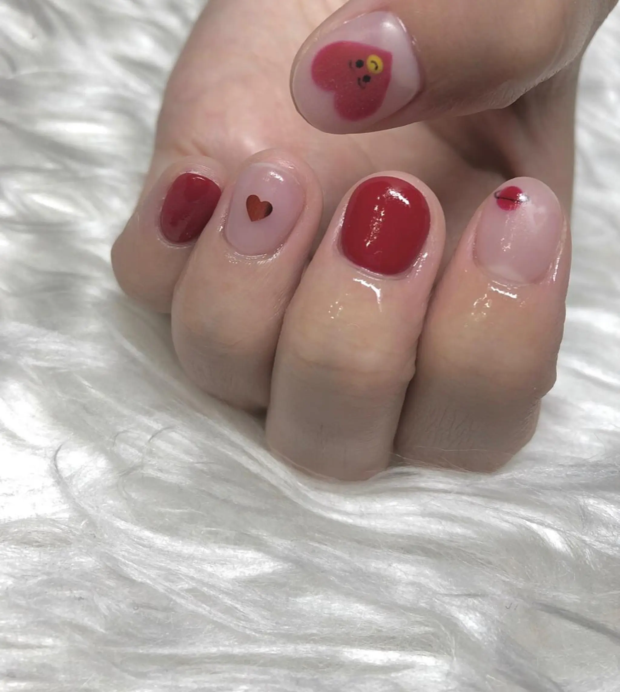 ネイル アートネイル ハンドネイル パラあり！フィルイン 美フォルムのネイルデザイン