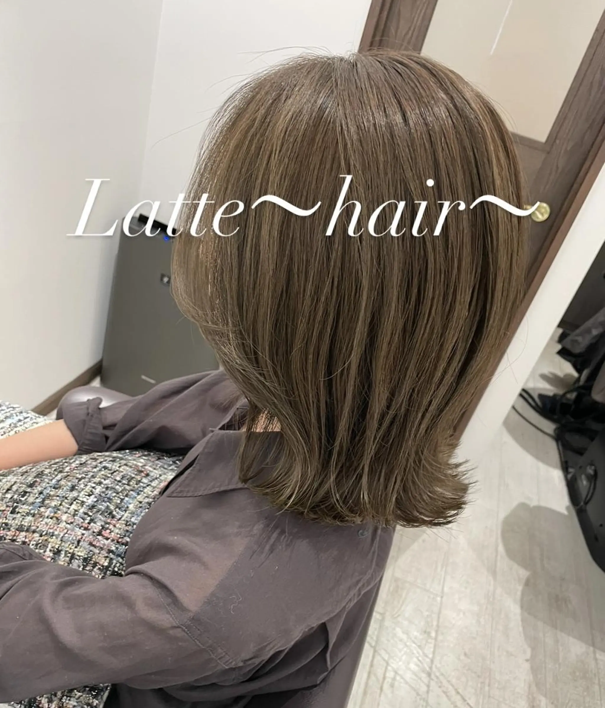 ミディアム 瀬尾 由希菜のヘアスタイル