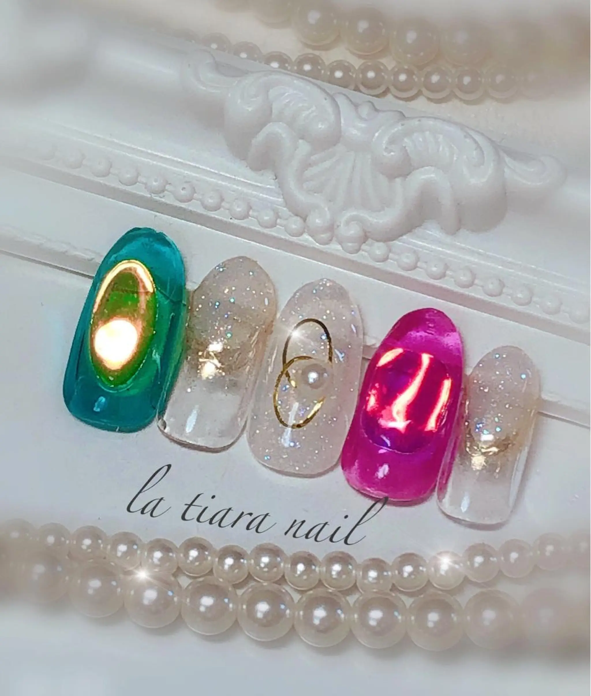ネイル ハンドネイル Blue bird  nailのネイルデザイン