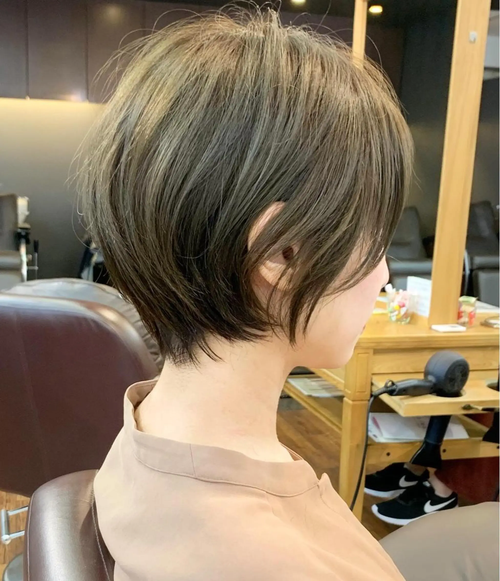 ショート 縮毛矯正/ショート/ レイヤー/畑中正敏のヘアスタイル