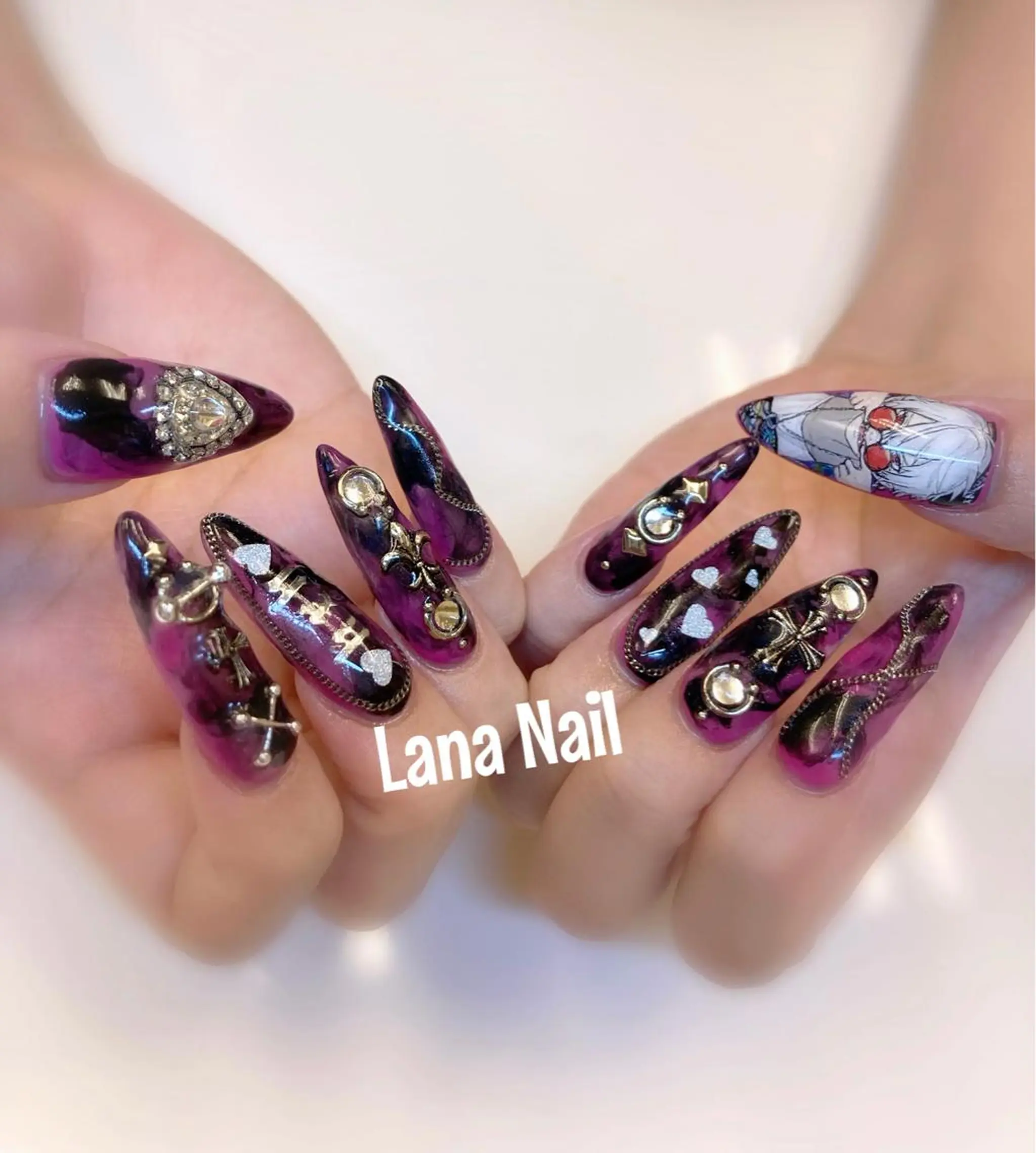 ネイル スカルプネイル Lana Nailのネイルデザイン