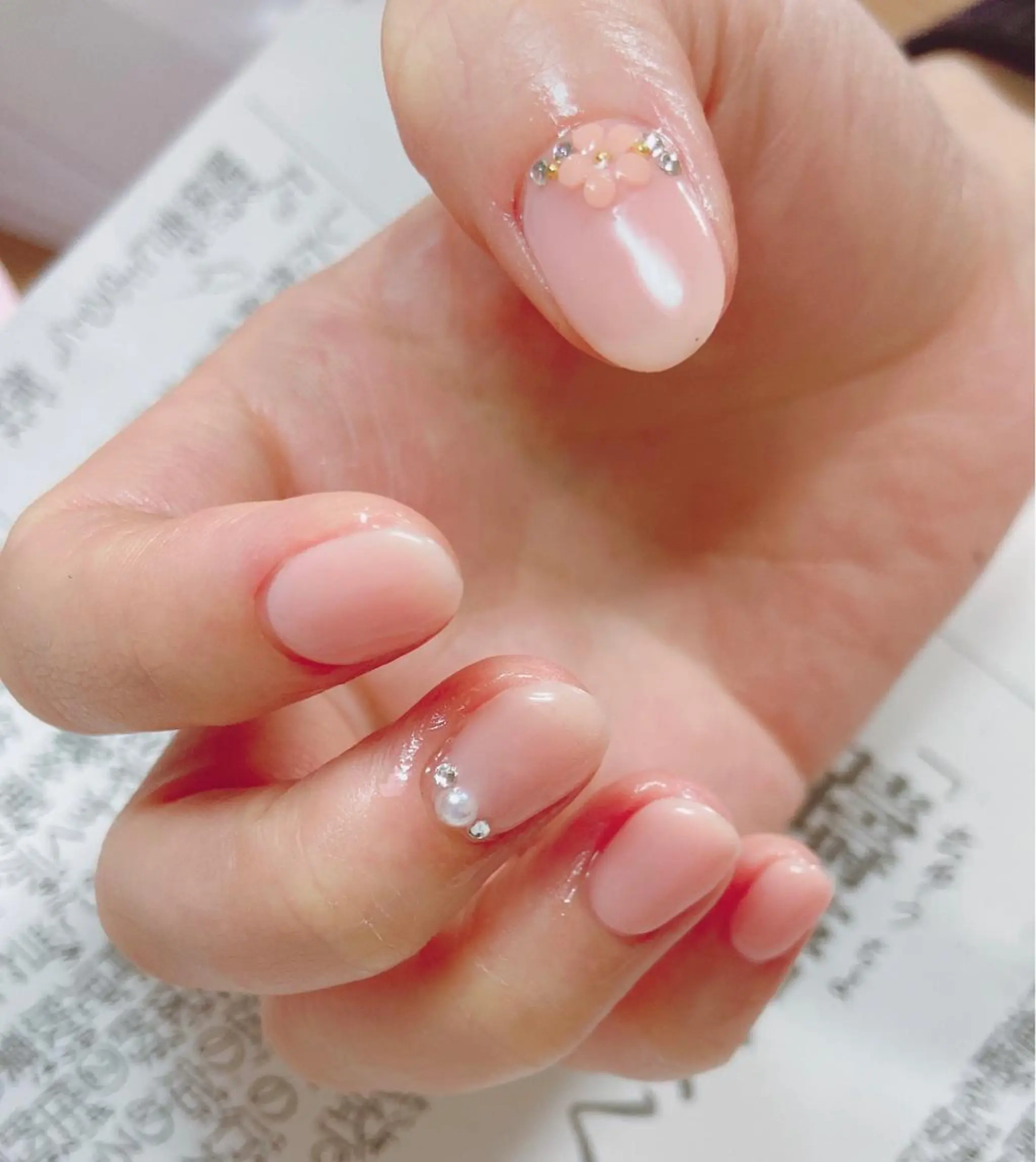 ネイル ジェルネイル HandSnail 座間自宅ネイルサロンのネイルデザイン